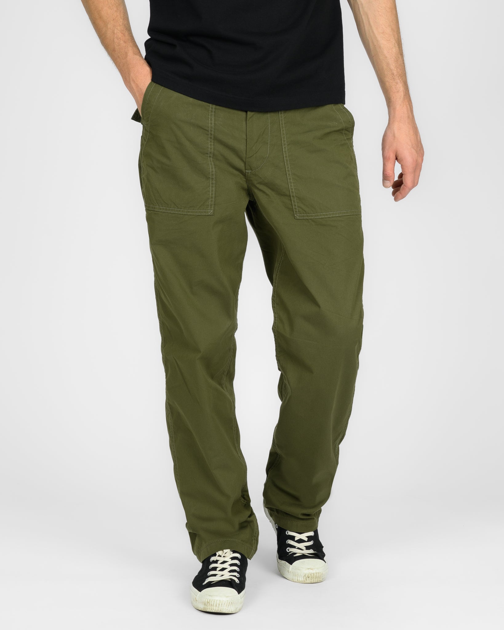 4oz Cotton/Nylon Baker Pants - Olive Drab Green