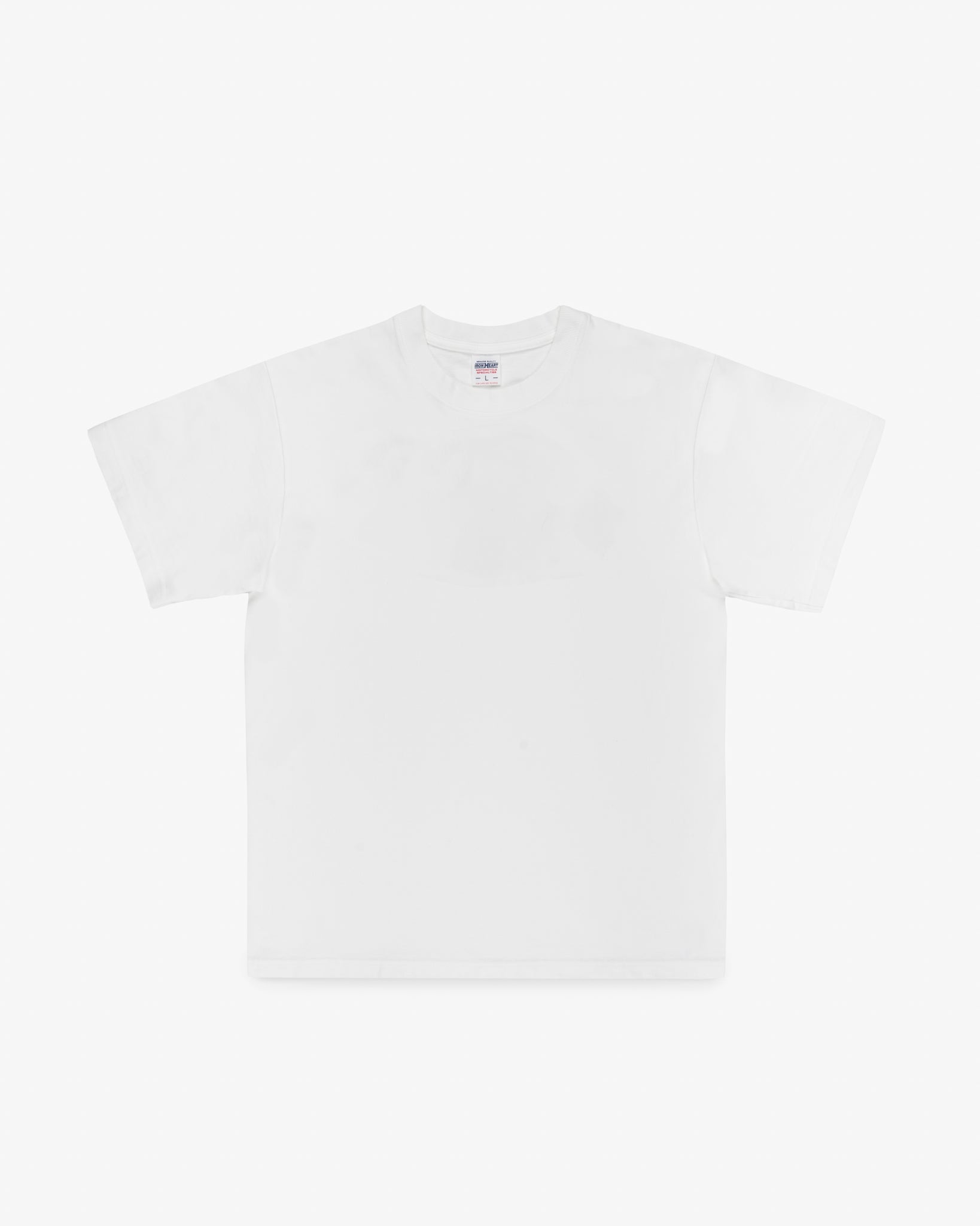 7.5oz Loopwheel Crew Neck T-Shirt - White