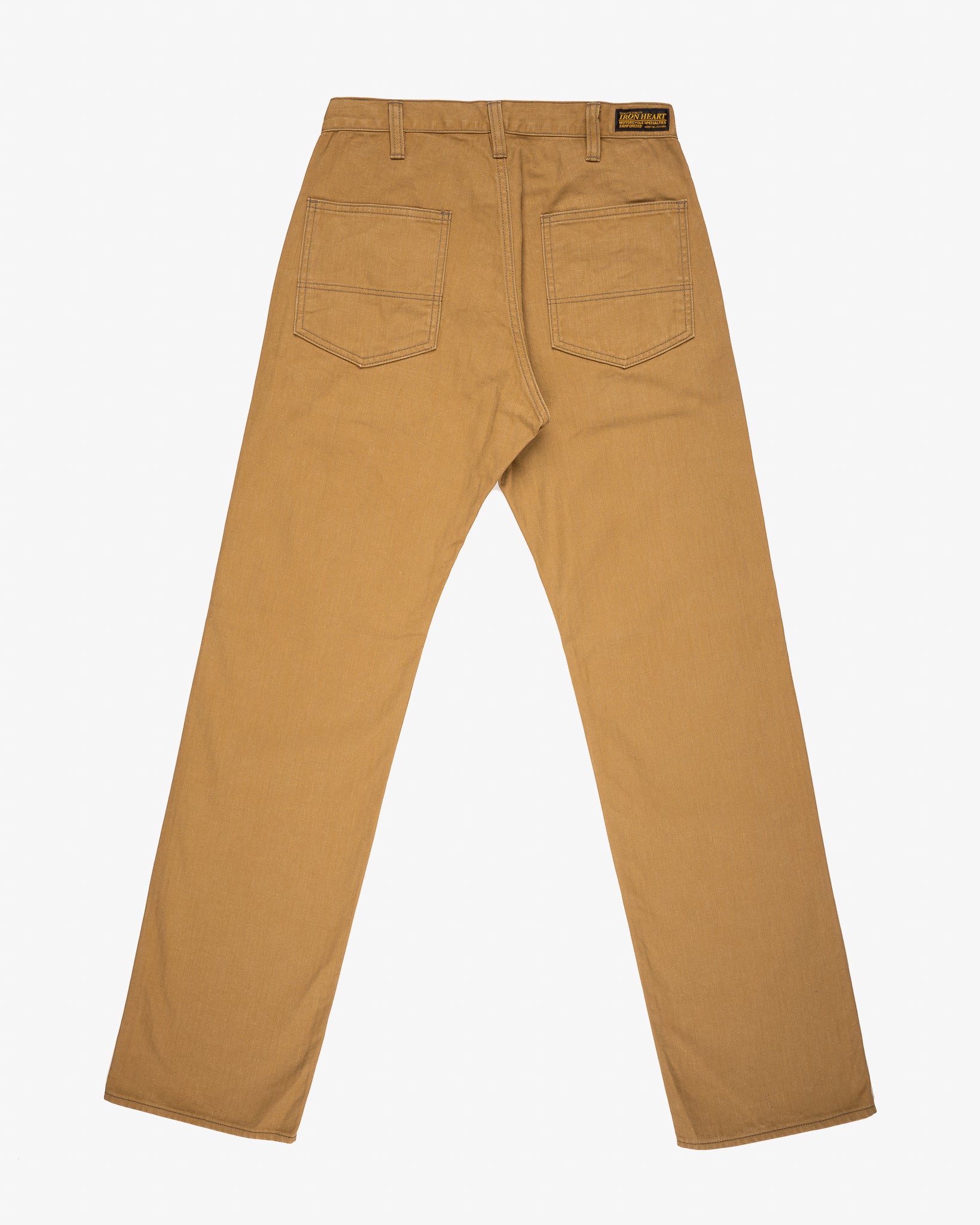 10oz Herringbone Wide Work Pants - Brown (IH-748-BRN) Tag 34, Hemmed to 32.5"