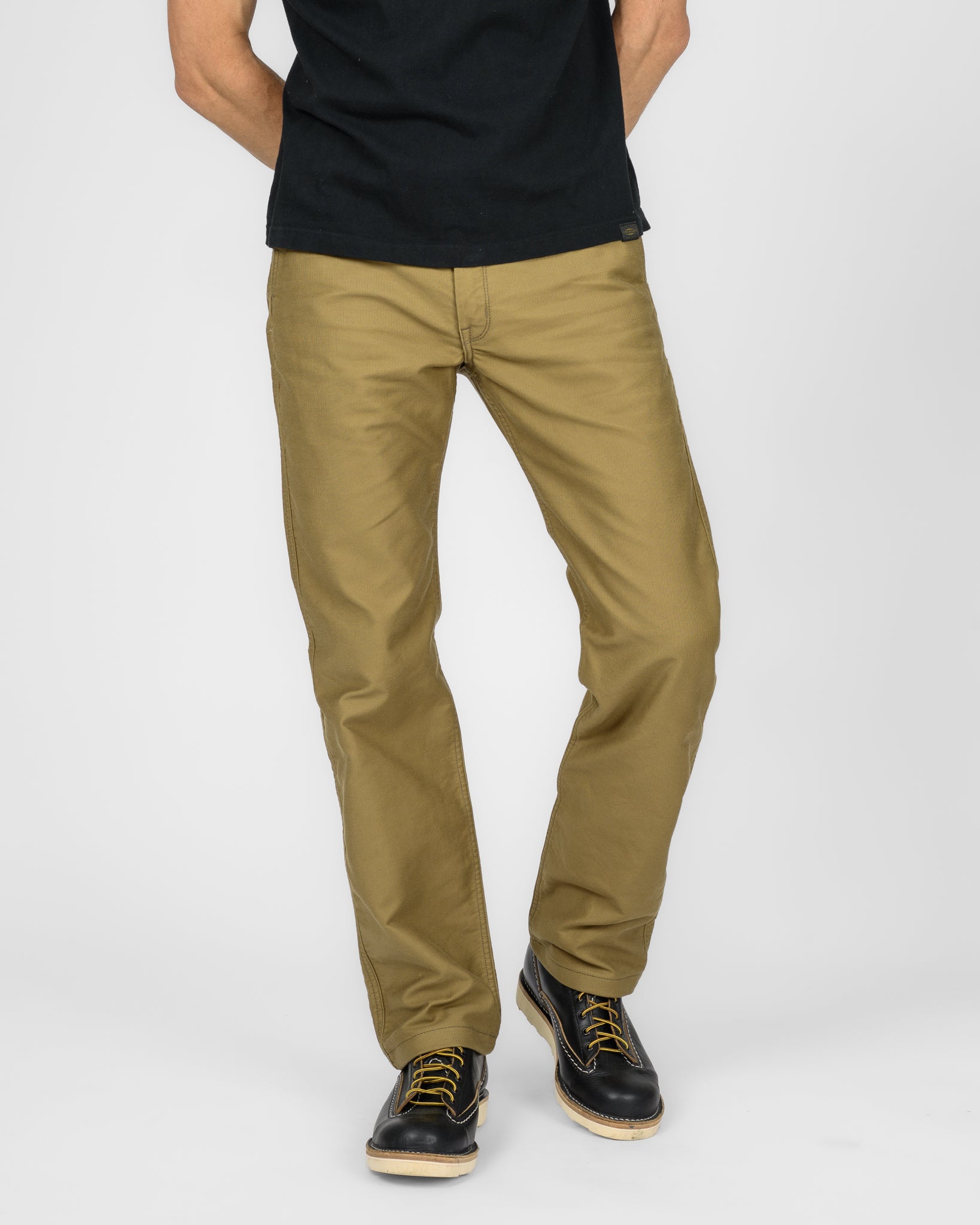 11oz Cotton Whipcord Work Pants - Khaki – Iron Heart