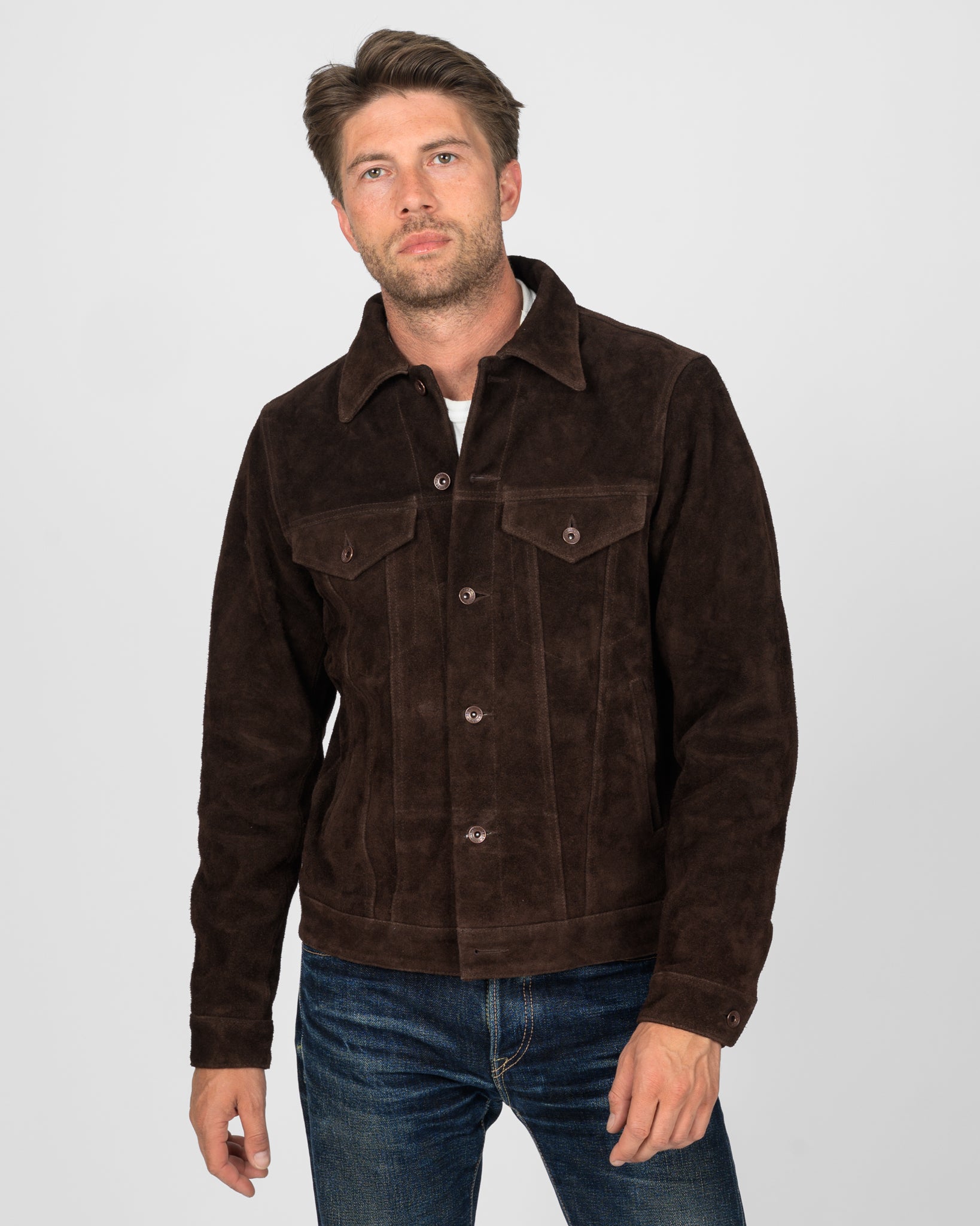 Split Steer Modified Type III Jacket - Brown