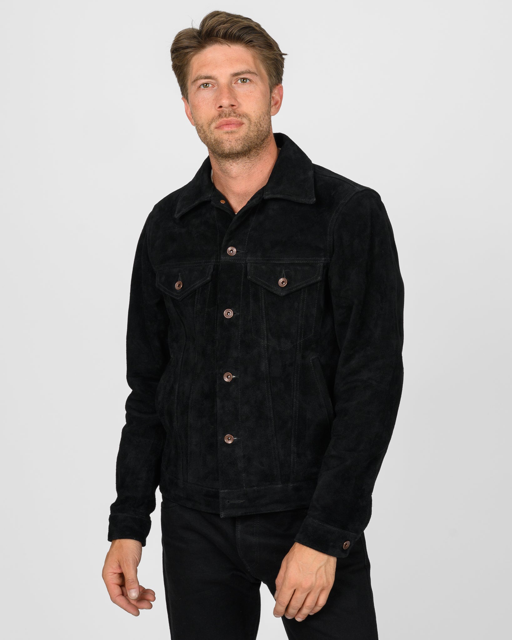 Split Steer Modified Type III Jacket - Black