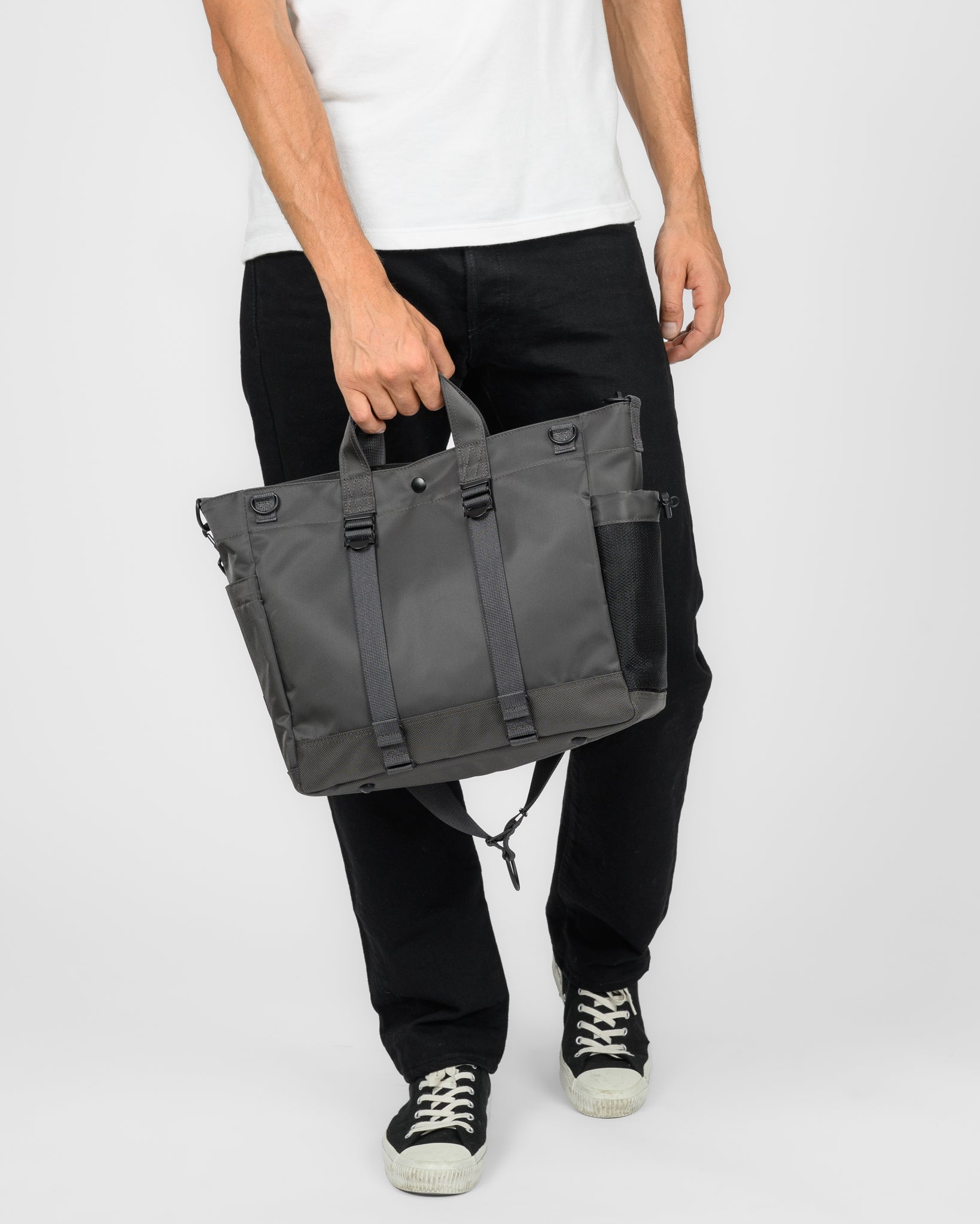 Porter - Yoshida & Co. - Ride 2Way Tote Bag - Graphite – Iron Heart