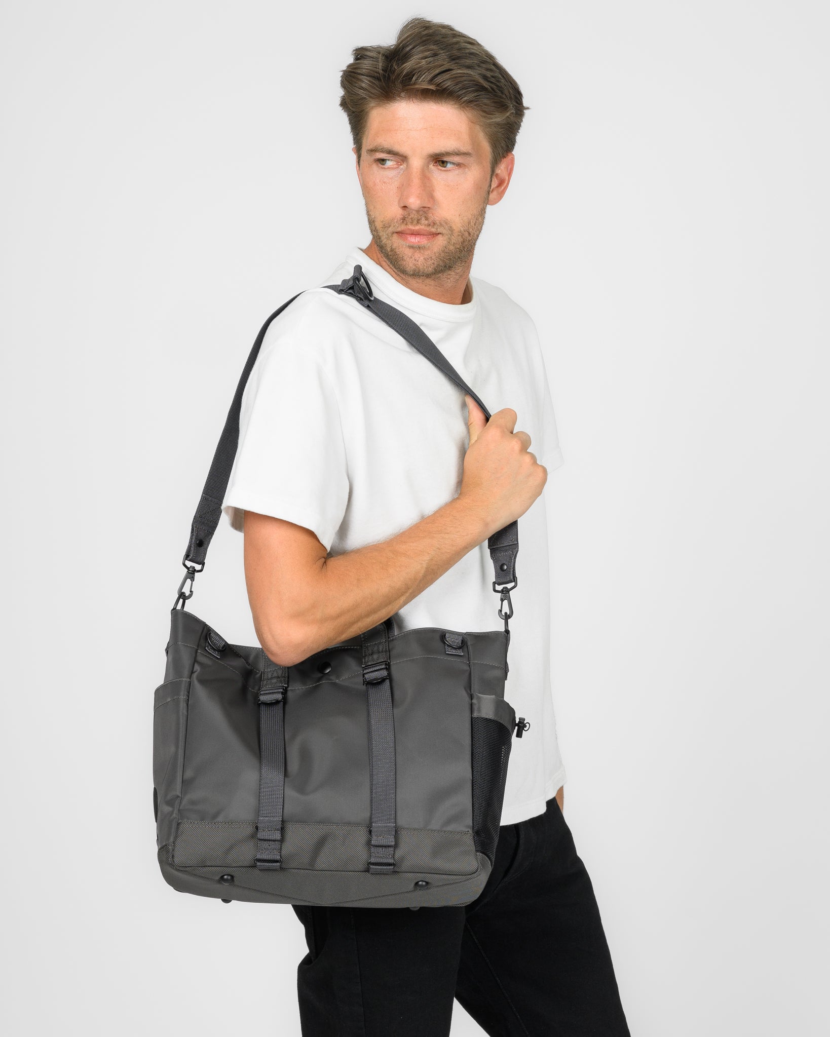 Porter - Yoshida & Co. - Ride 2Way Tote Bag - Graphite – Iron Heart