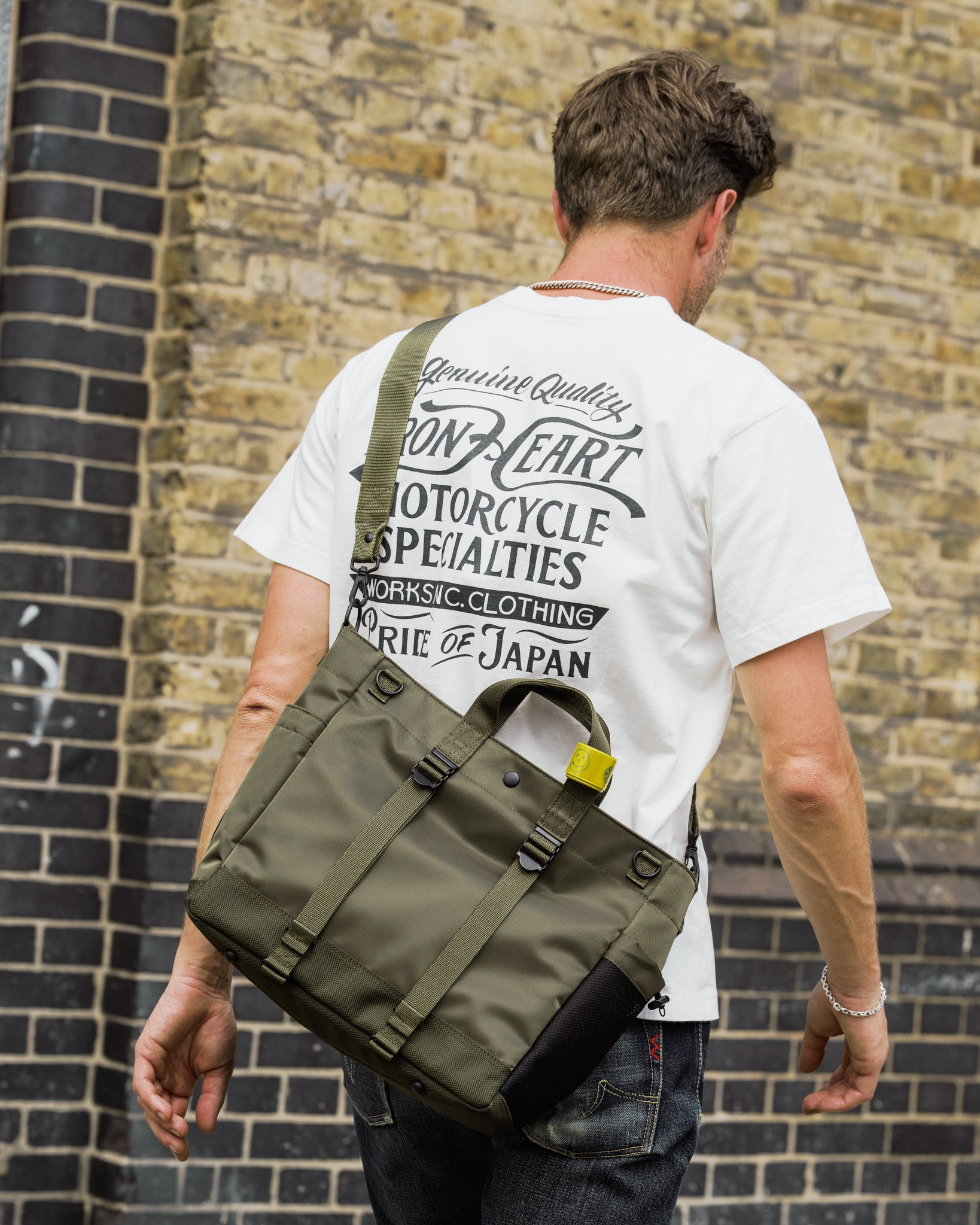 Porter - Yoshida & Co. - Ride 2Way Tote Bag - Olive – Iron Heart
