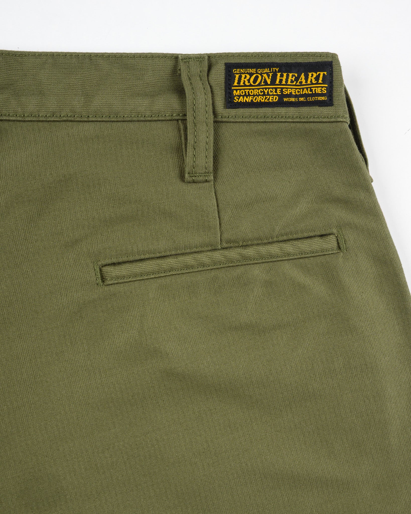 11oz Cotton Whipcord Work Pants - Olive – Iron Heart