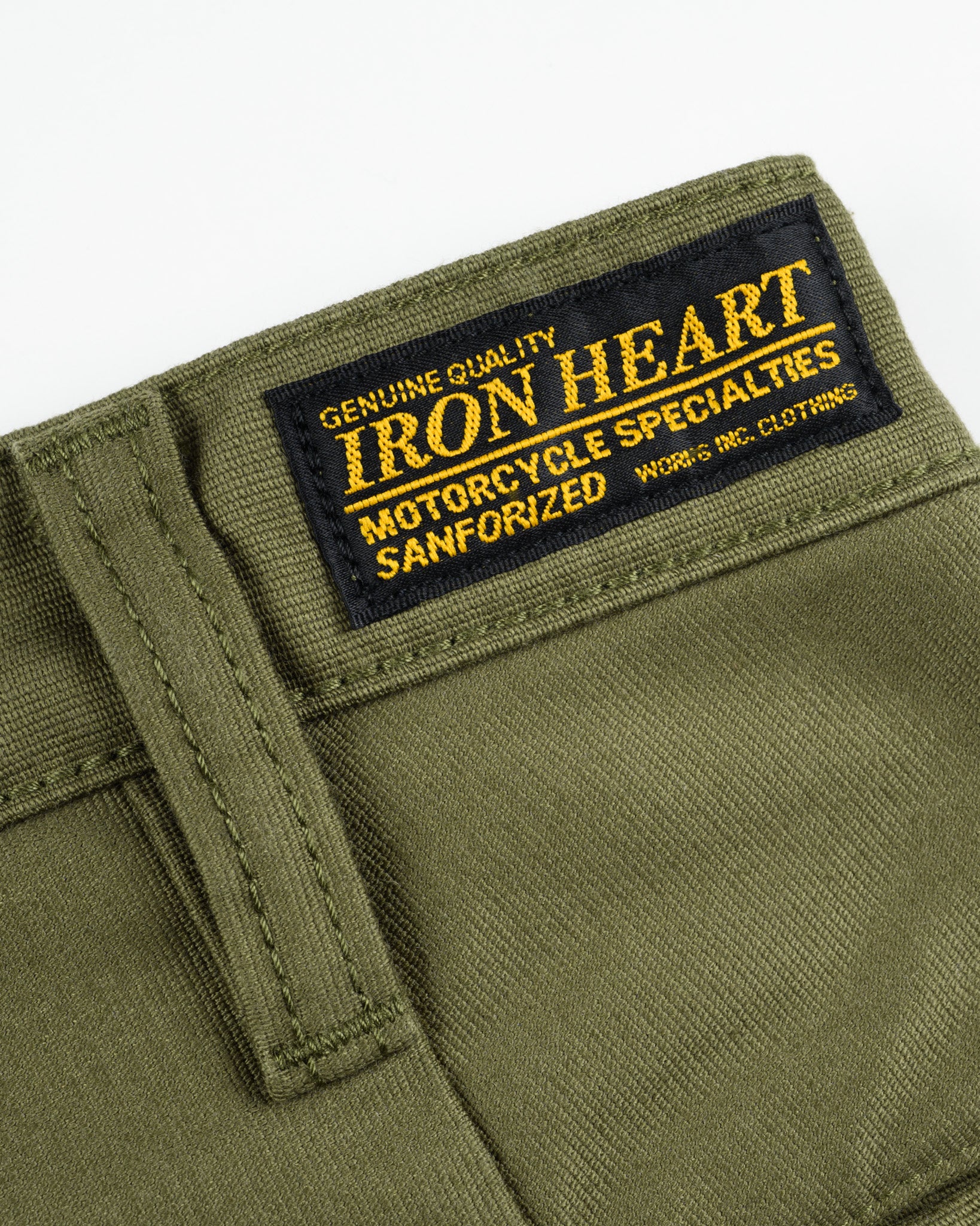 11oz Cotton Whipcord Work Pants - Olive – Iron Heart