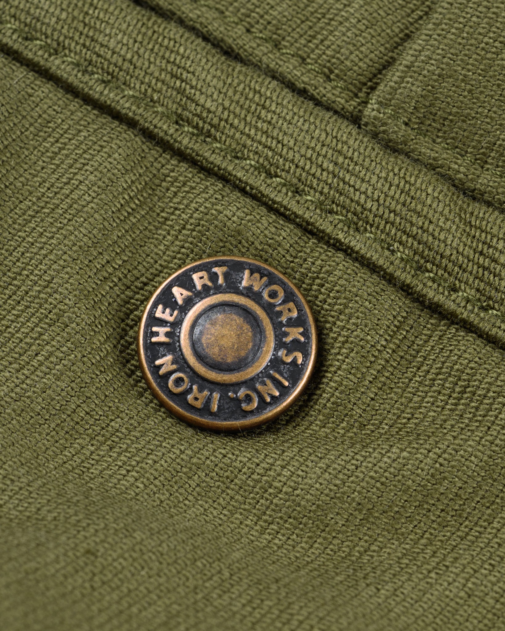 11oz Cotton Whipcord Work Pants - Olive – Iron Heart