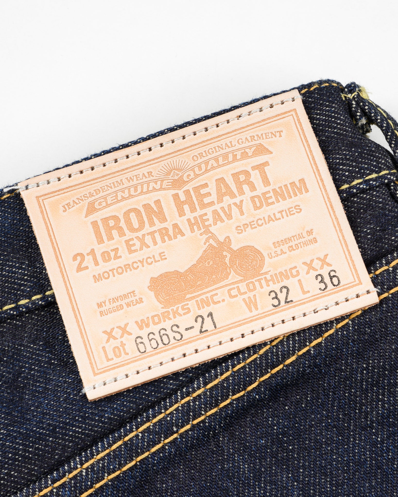 d*4様 IRON HEART 666S-21 21oz 32 アイアンハート IRON HEART