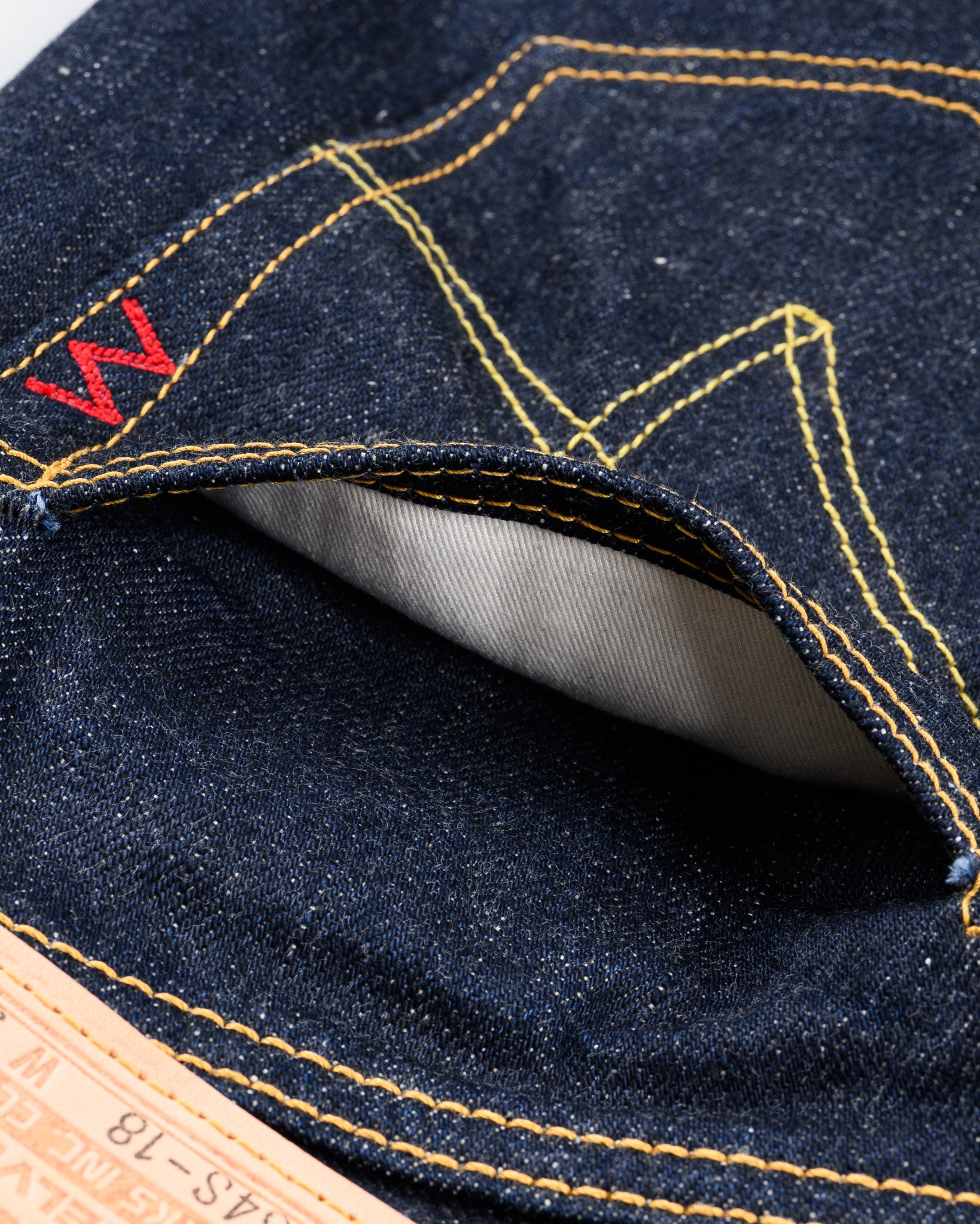 Iron Heart 18oz Vintage Selvedge Denim Straight Cut Jeans - Indigo