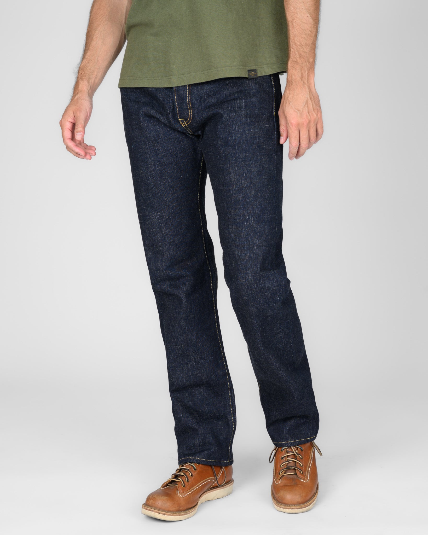 Iron Heart 18oz Vintage Selvedge Denim Straight Cut Jeans - Indigo