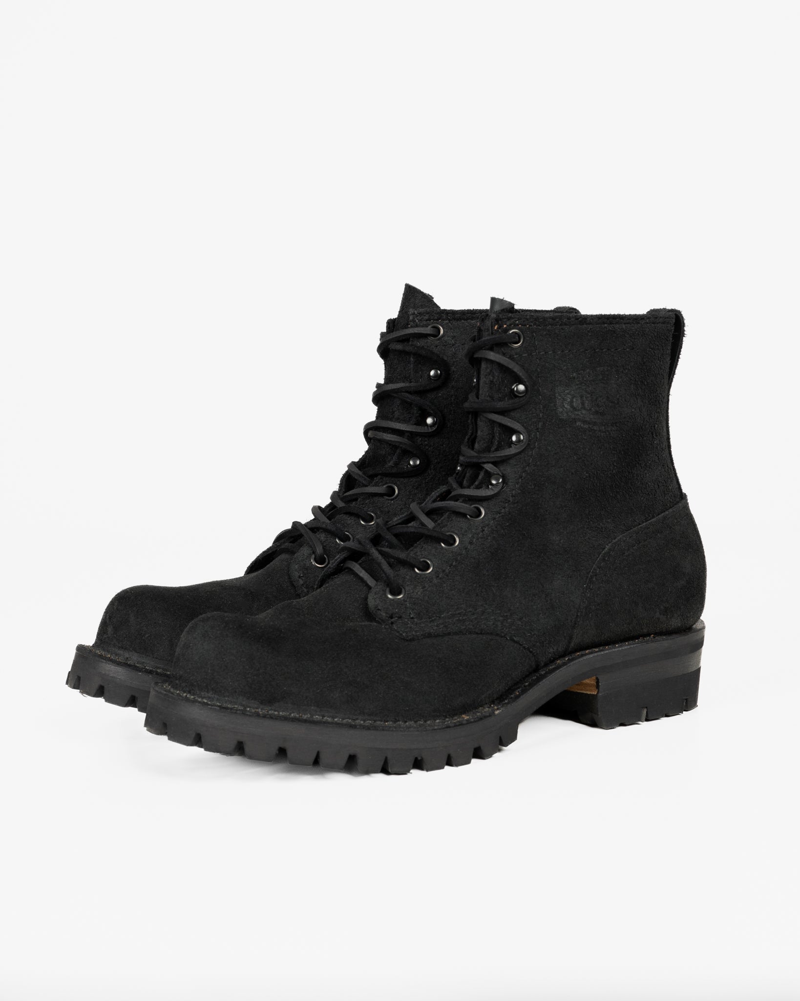 Iron Heart Int'l x Wesco® - 8" Warren Boot - Black Roughout