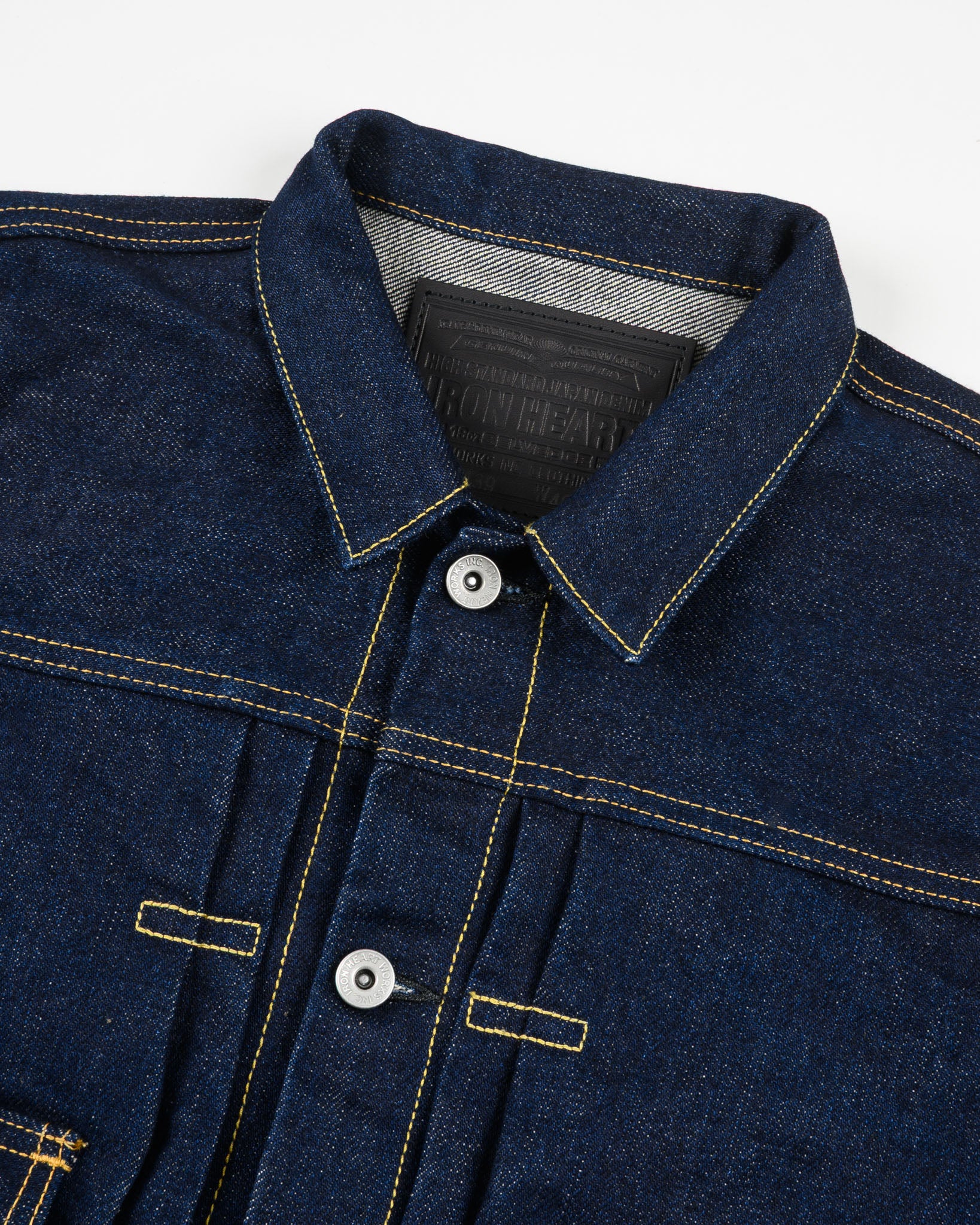 19oz Selvedge Denim Type II Jacket - Indigo – Iron Heart