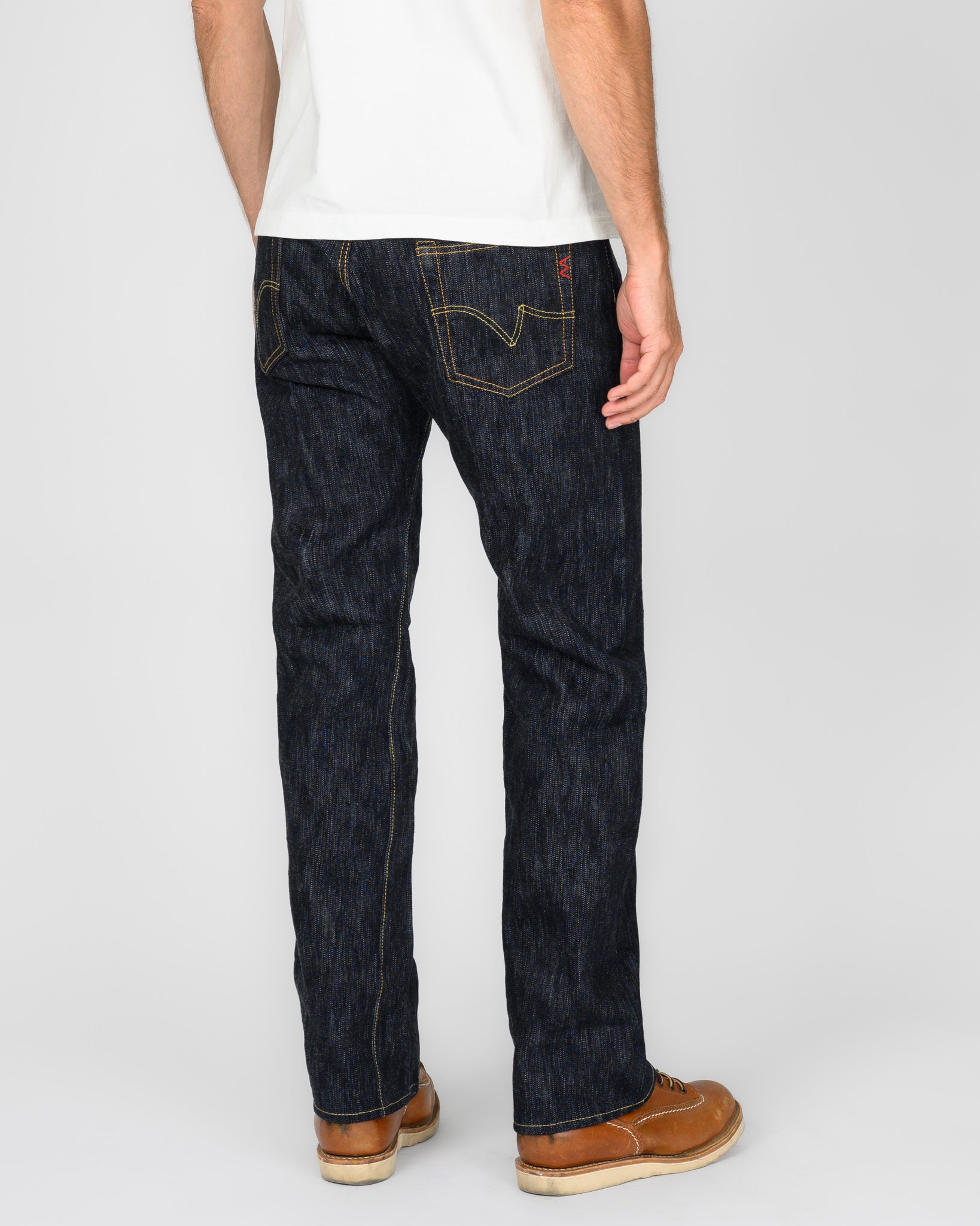 IRON HEART ストレートデニム　W34/16oz Iron Heart 16oz Slubby Selvedge Denim Straight Cut Jeans - Indigo