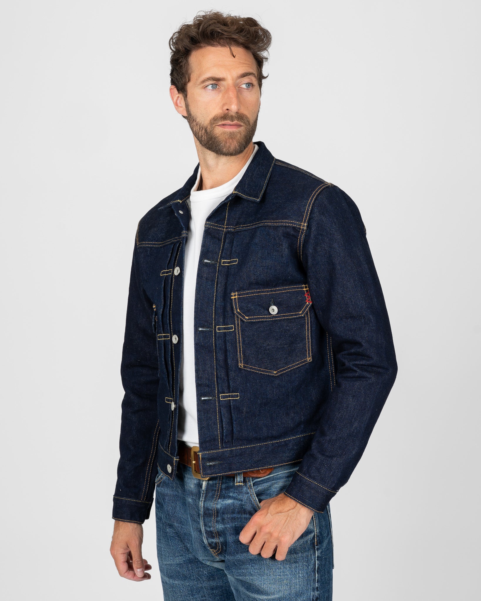 19oz Selvedge Denim Type II Jacket - Indigo – Iron Heart