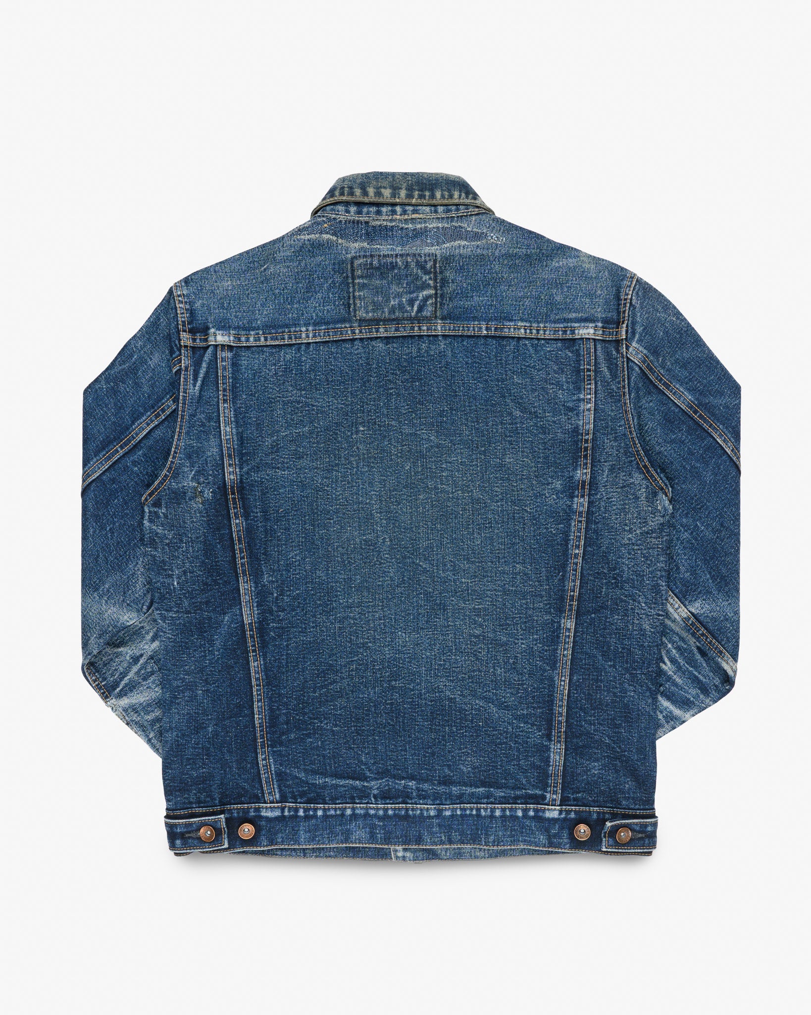 16.5oz Raw Duck - Indigo/Indigo