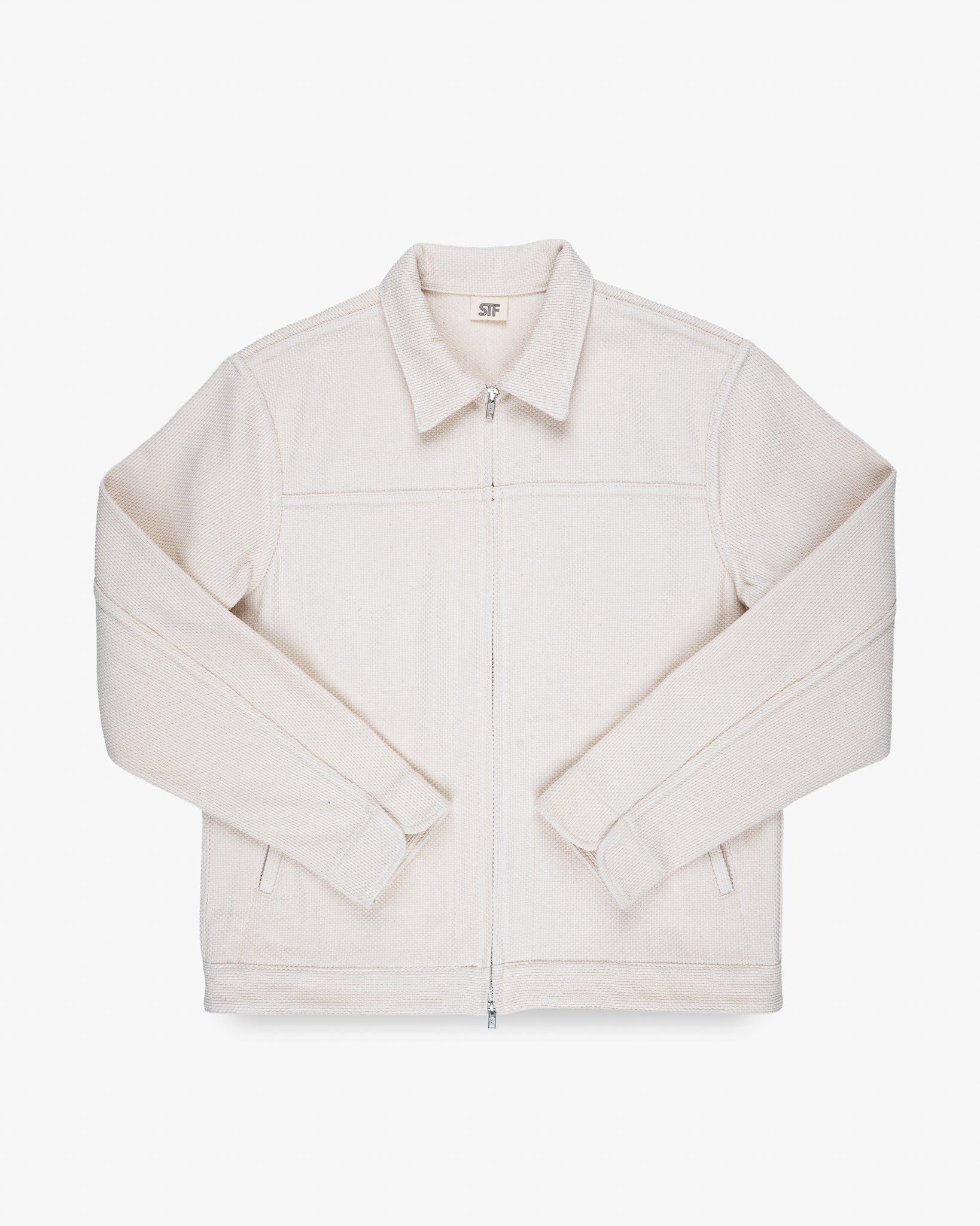 STF 9oz Sashiko Lightweight Jacket - Ecru