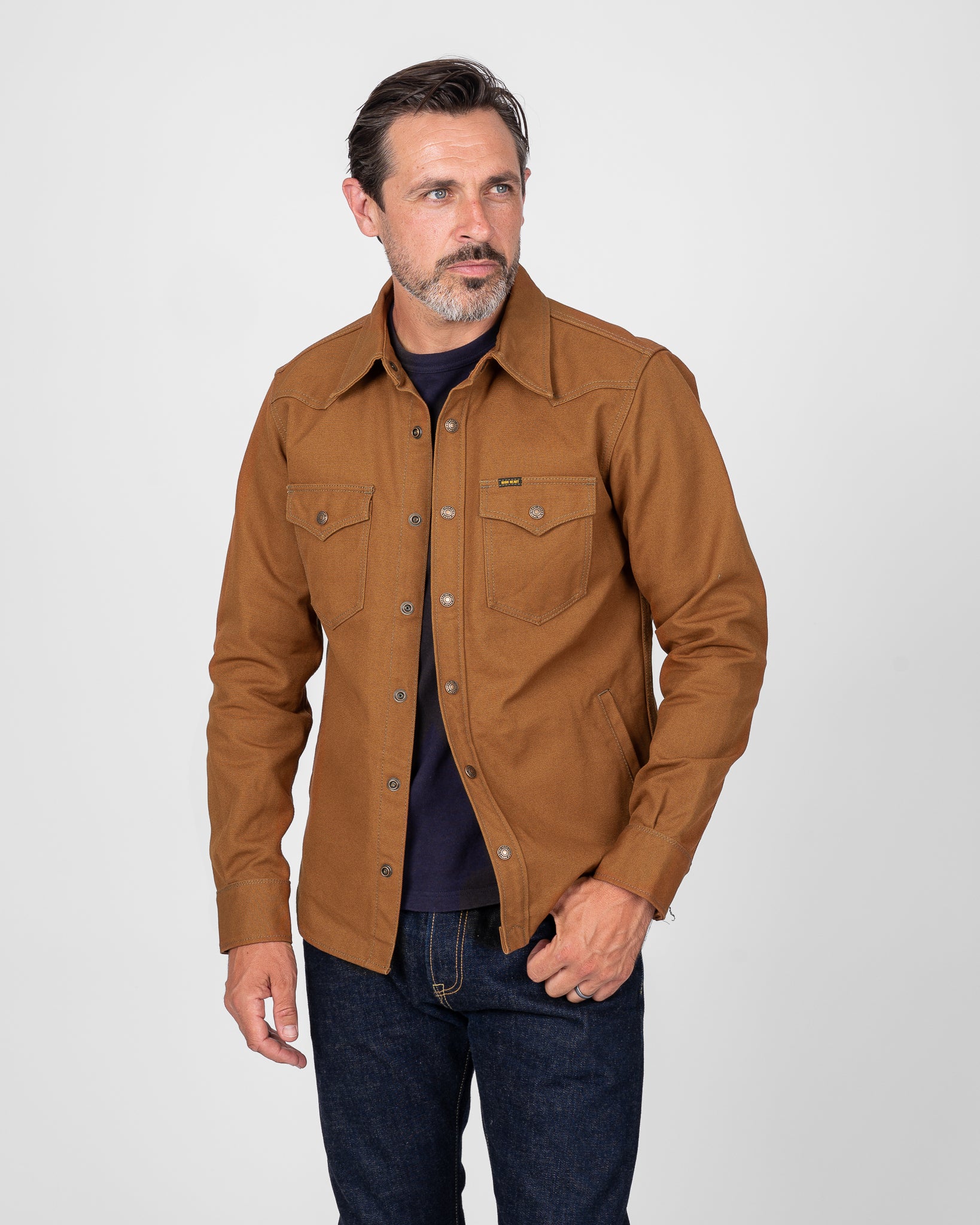 17oz Cotton Duck CPO Shirt - Brown