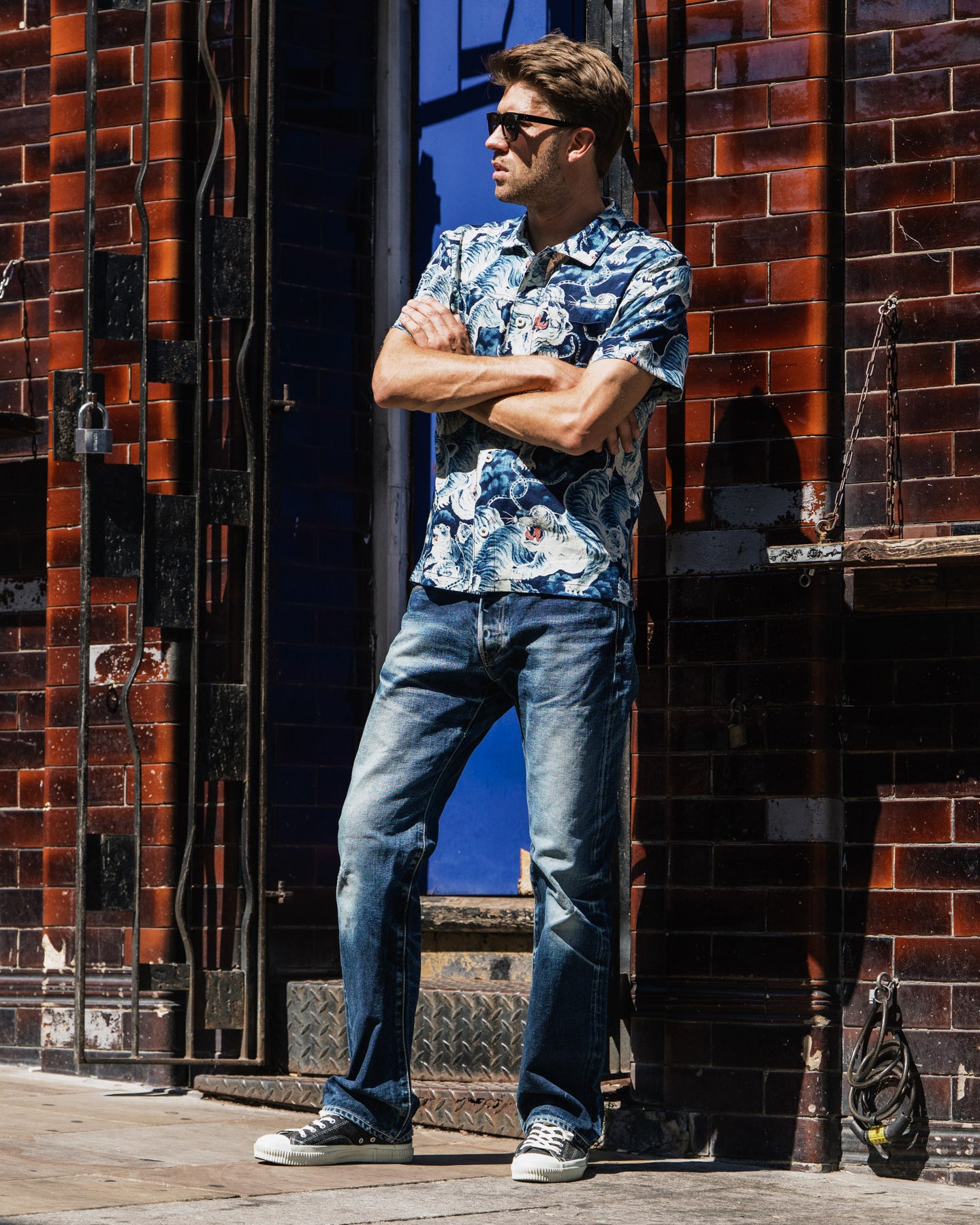 STF 3.5oz Linen Short Sleeve Shirt - Tiger