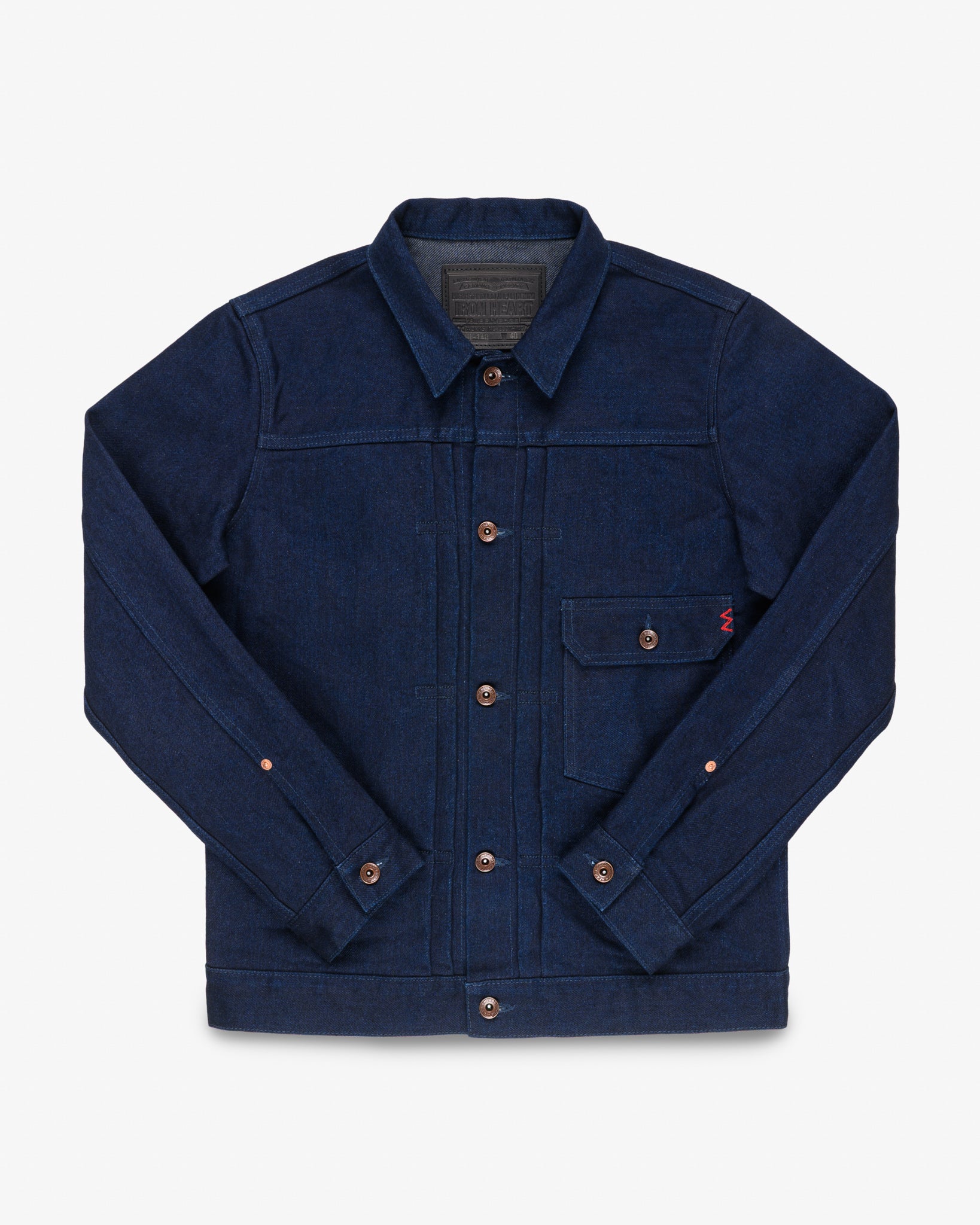 19oz Selvedge Denim Type I Jacket - Indigo/Grey