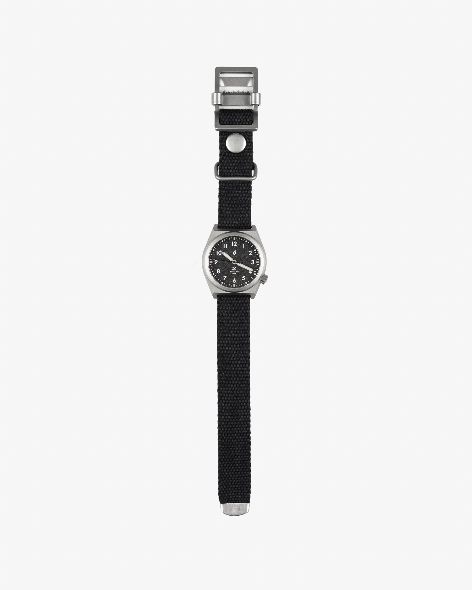 OGL Japanese Heavy Cotton Duck Watch Strap - Black