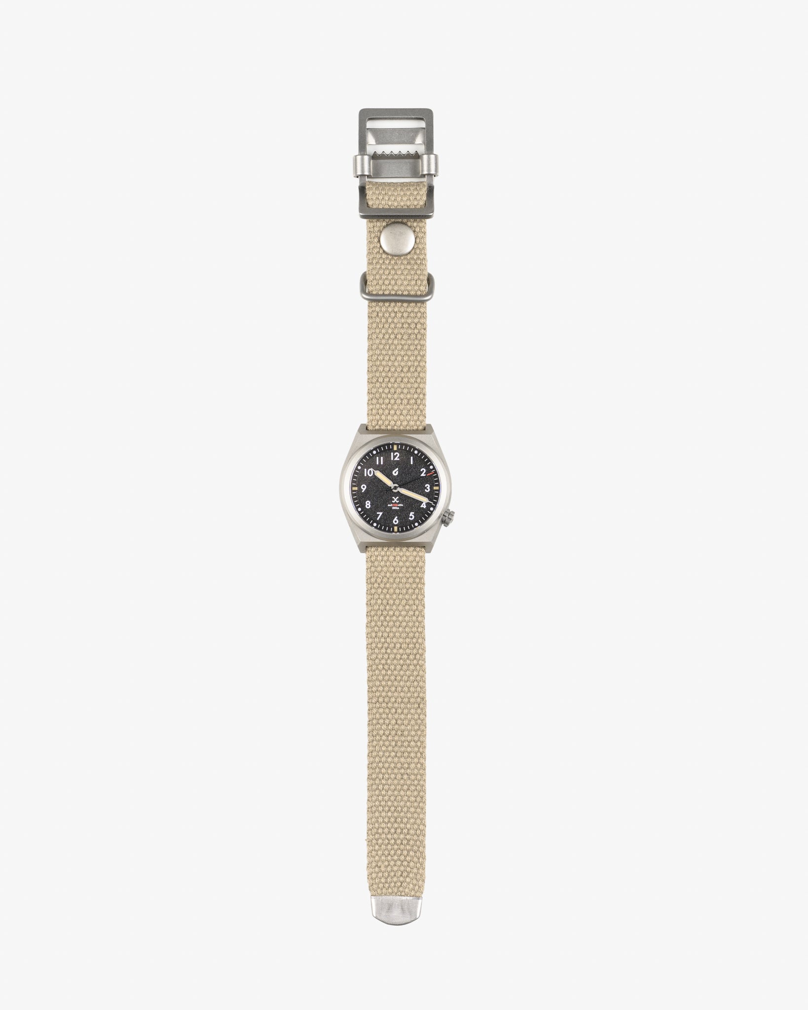OGL Japanese Heavy Cotton Duck Watch Strap - Natural