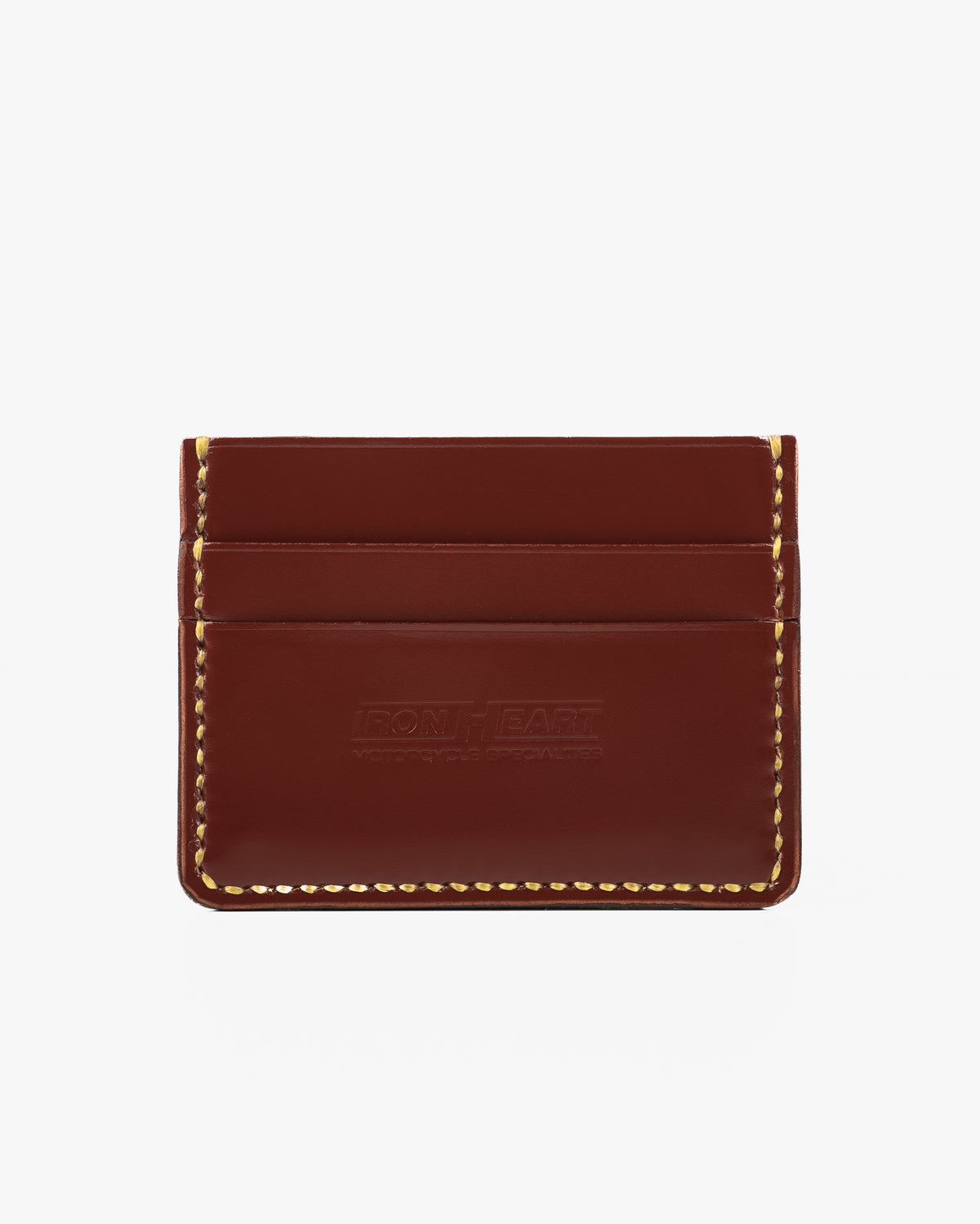 Shell Cordovan Card Holder - Oxblood