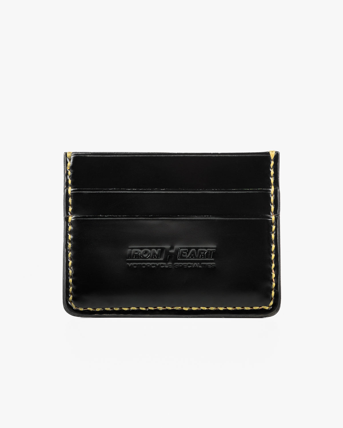 Shell Cordovan Card Holder - Black