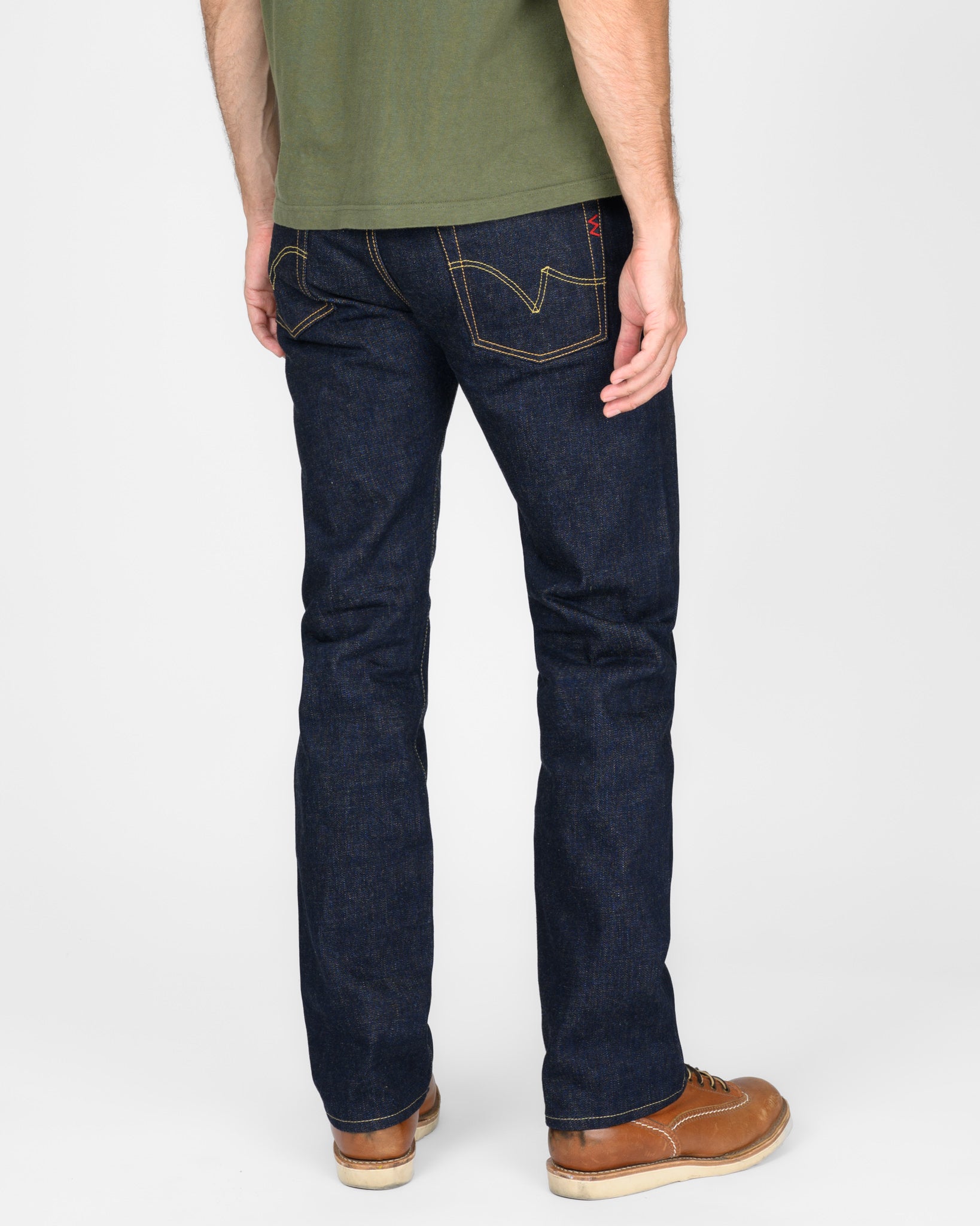 Iron Heart 18oz Vintage Selvedge Denim Slim Straight Cut Jeans