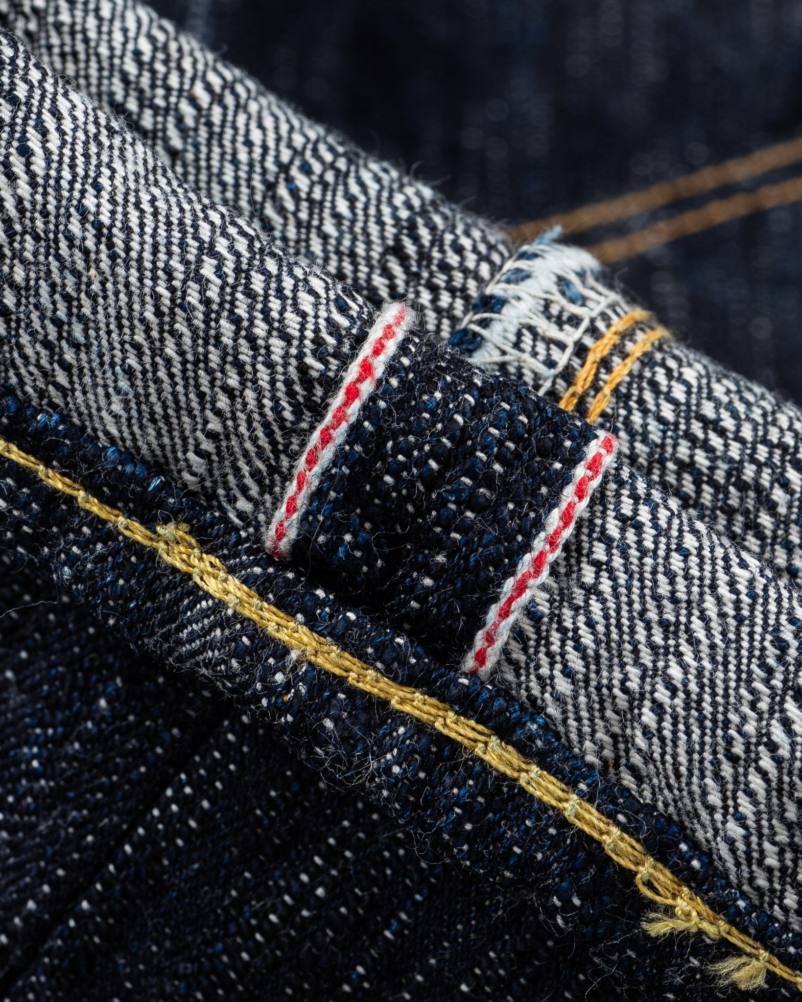 Iron Heart 16oz Slubby Selvedge Denim Slim Straight Cut Jeans - Indigo