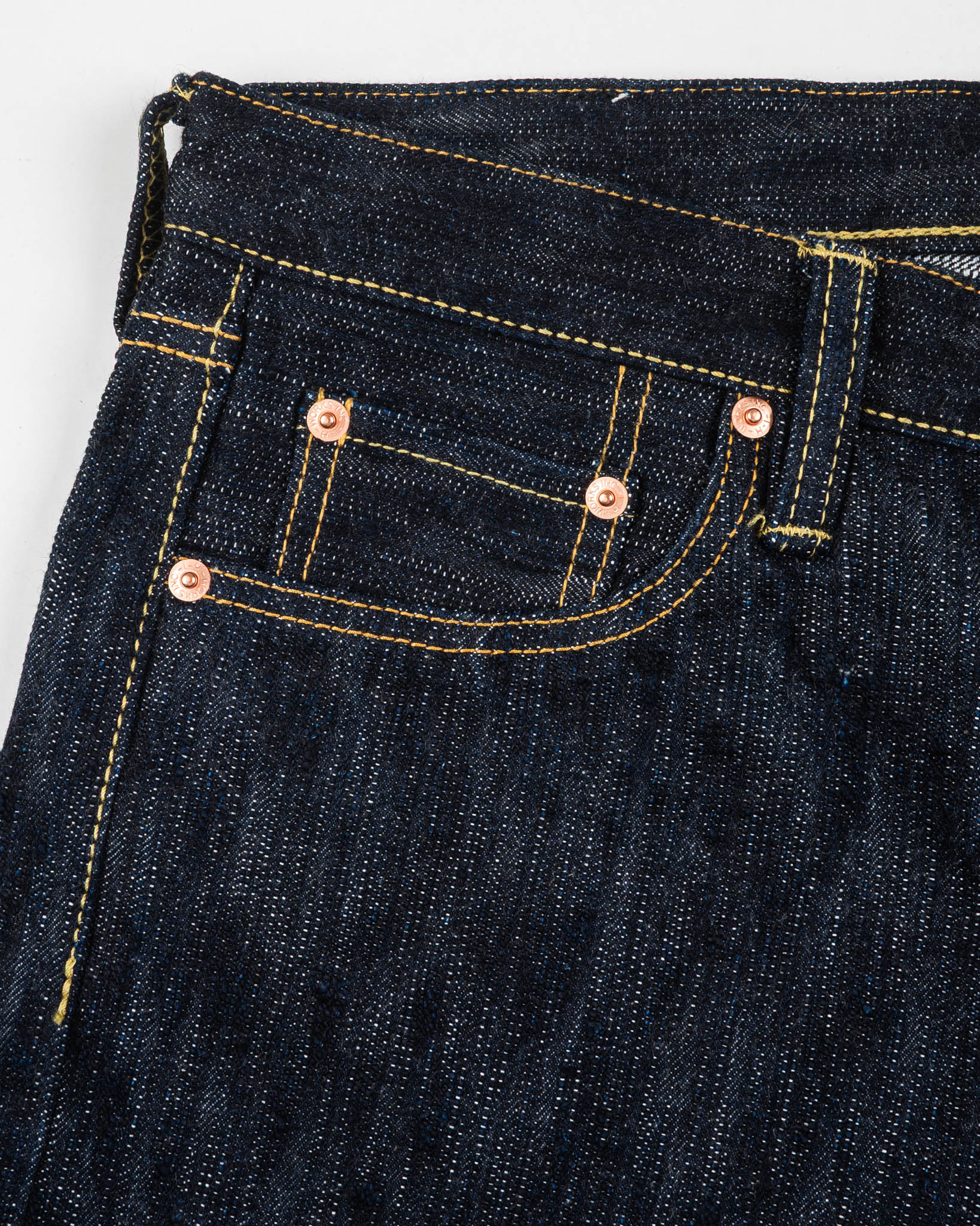 Iron Heart 16oz Slubby Selvedge Denim Slim Straight Cut Jeans - Indigo