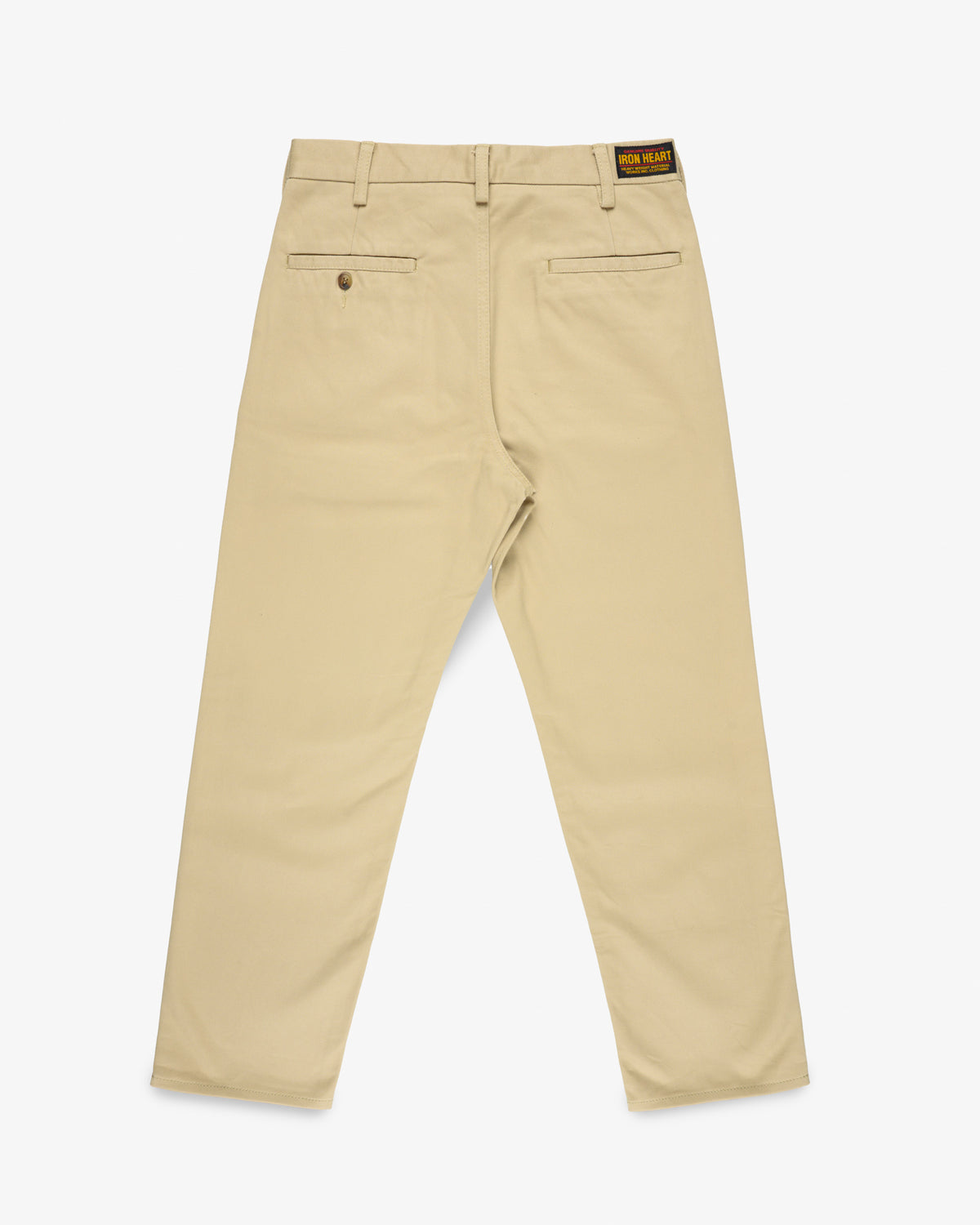 12oz Heavy Cotton Relaxed Fit Chinos - Khaki (IH-731-KHA) Tag 31, Hemmed to 27.3"