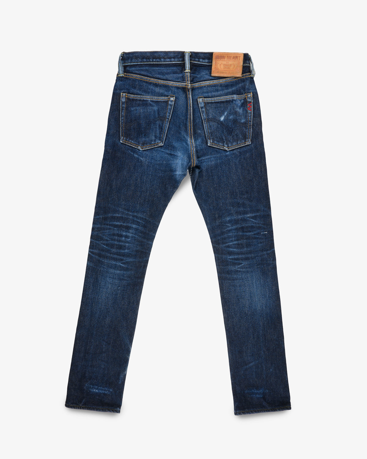 21oz Selvedge Denim Super Slim Cut Jeans - Indigo (IH-555-01) Tag 30, Hemmed to 32.5"