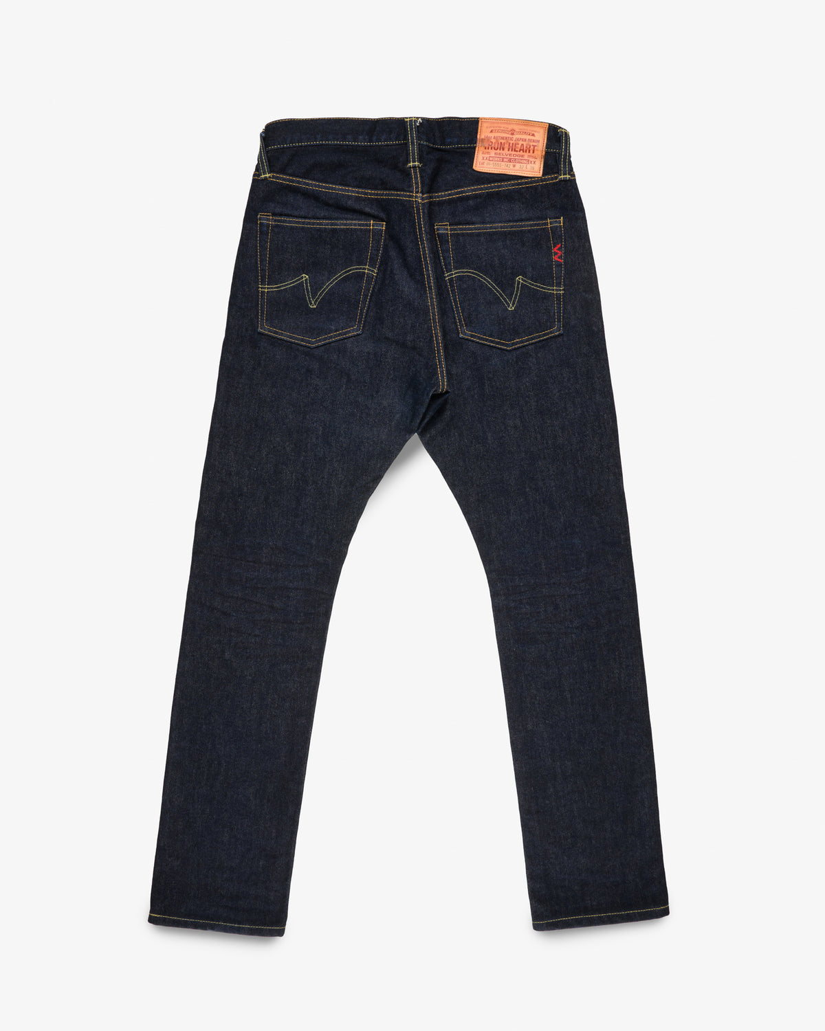 14oz Selvedge Denim Super Slim Cut Jeans - Indigo (IH-555S-142) Tag 32, Hemmed to 31.5"