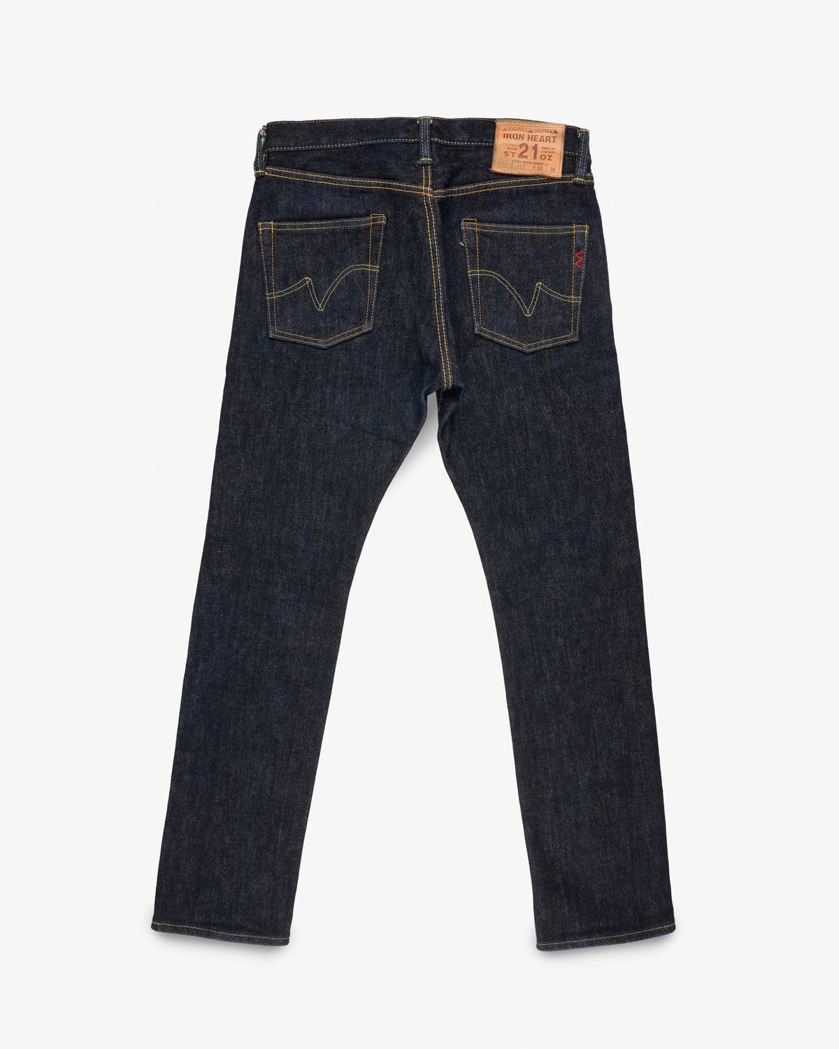 21oz Shinayaka Selvedge Denim Slim Cut Jeans - Indigo (IH-555-SST) Tag 32, Hemmed to 31.0"