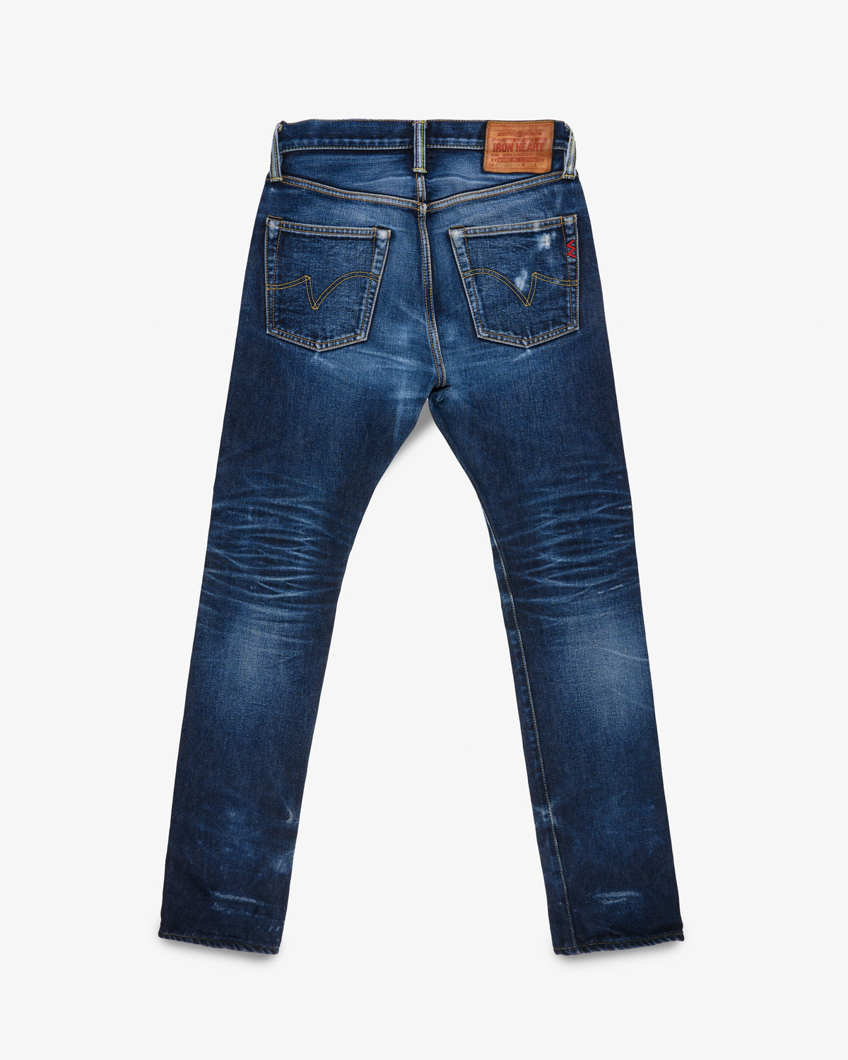14oz Broken Twill Selvedge Denim Slim Cut Jeans - Indigo (IH-555SBR-14) Tag 30, Hemmed to 32.5"
