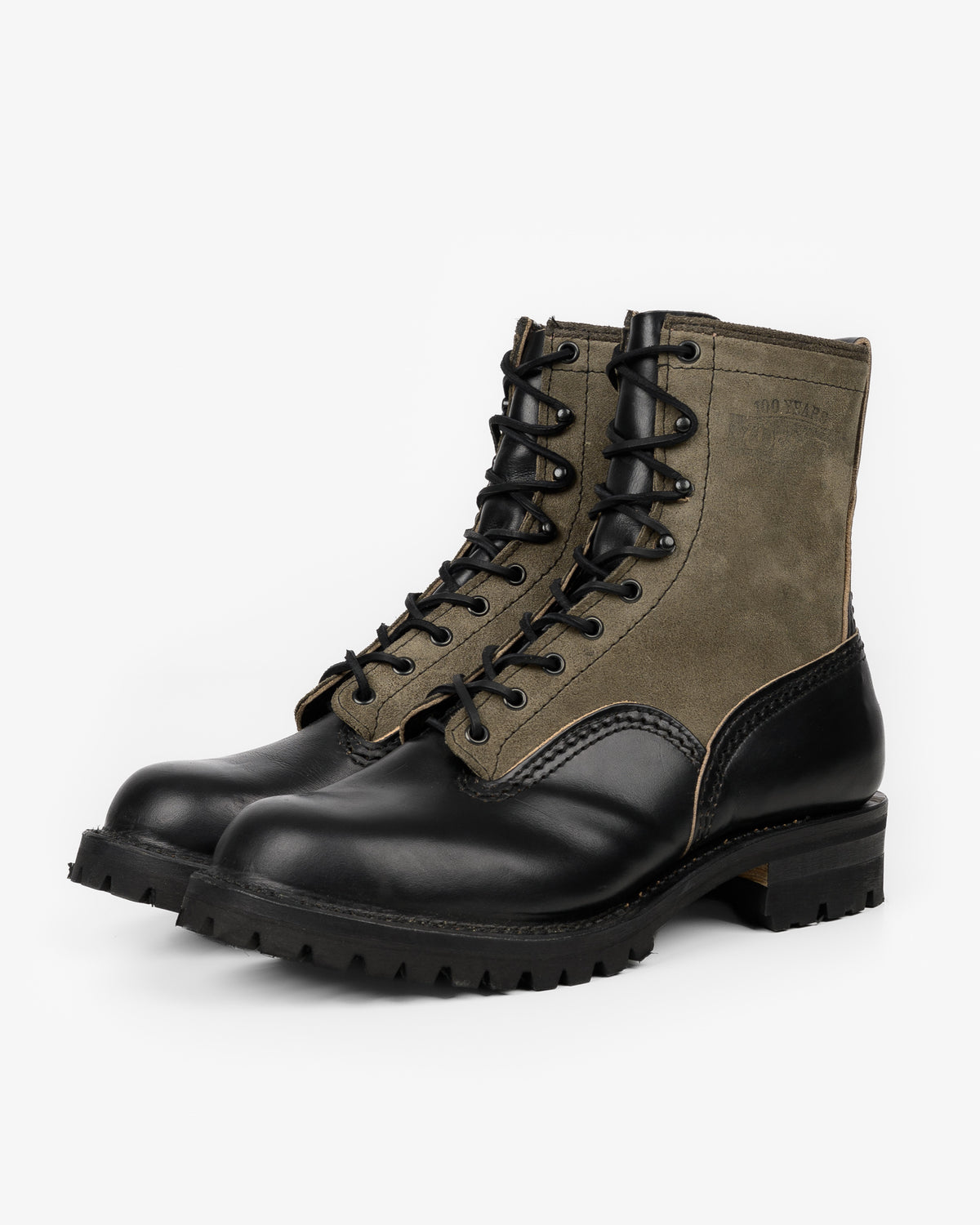 Iron Heart Int'l x Wesco® - 8" Jobmaster Boot - Black Horsehide Leather. The "Snake Eater”