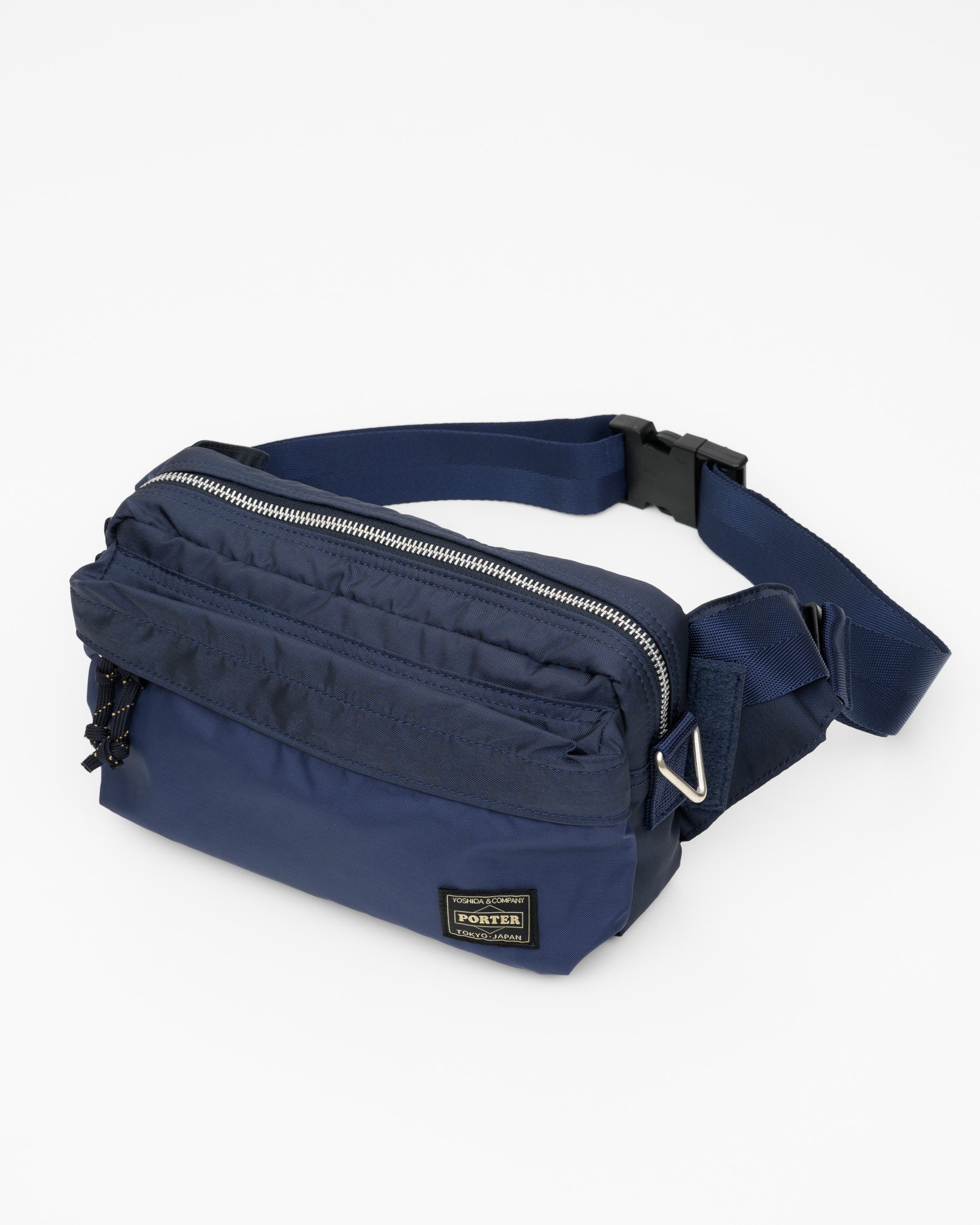 PORTER / FORCE 2WAY WAIST BAG ネイビー Porter - Yoshida & Co. - Force 2Way Waist Bag - Navy – Iron Heart