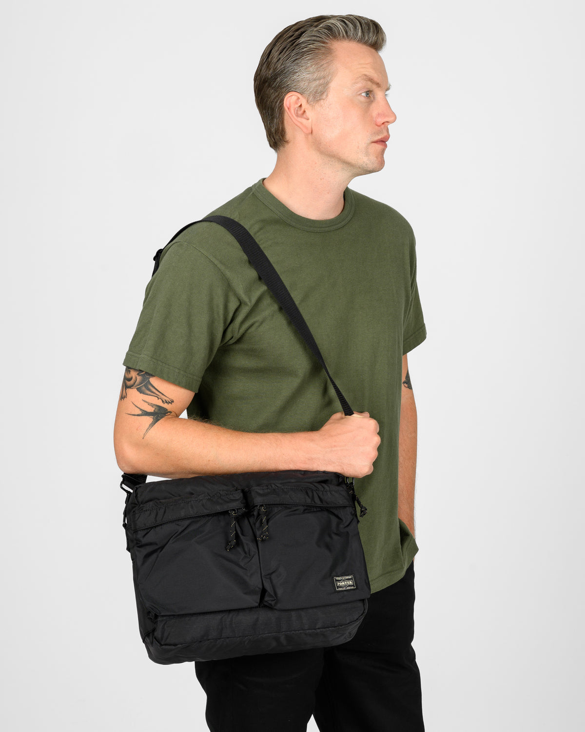 Porter - Yoshida & Co. - Force Shoulder Bag - Black