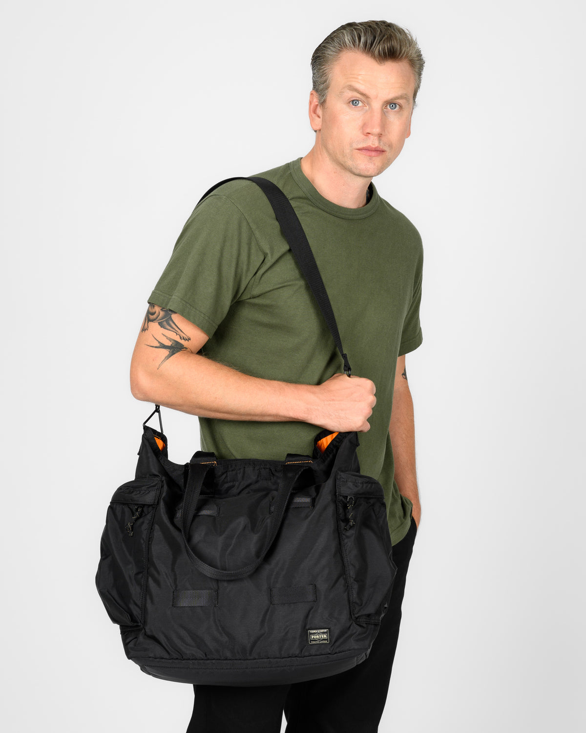 Porter - Yoshida & Co. - Force 2Way Tote Bag - Black