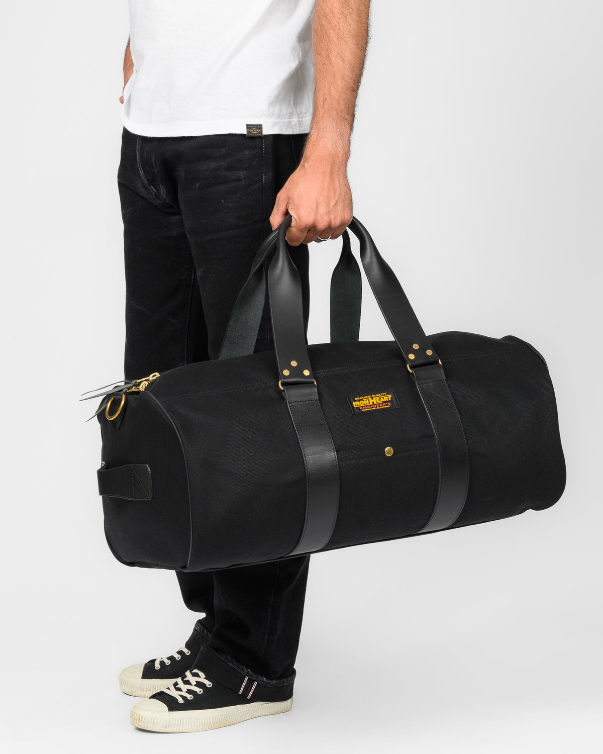 21oz Denim Duffle Bag - Superblack