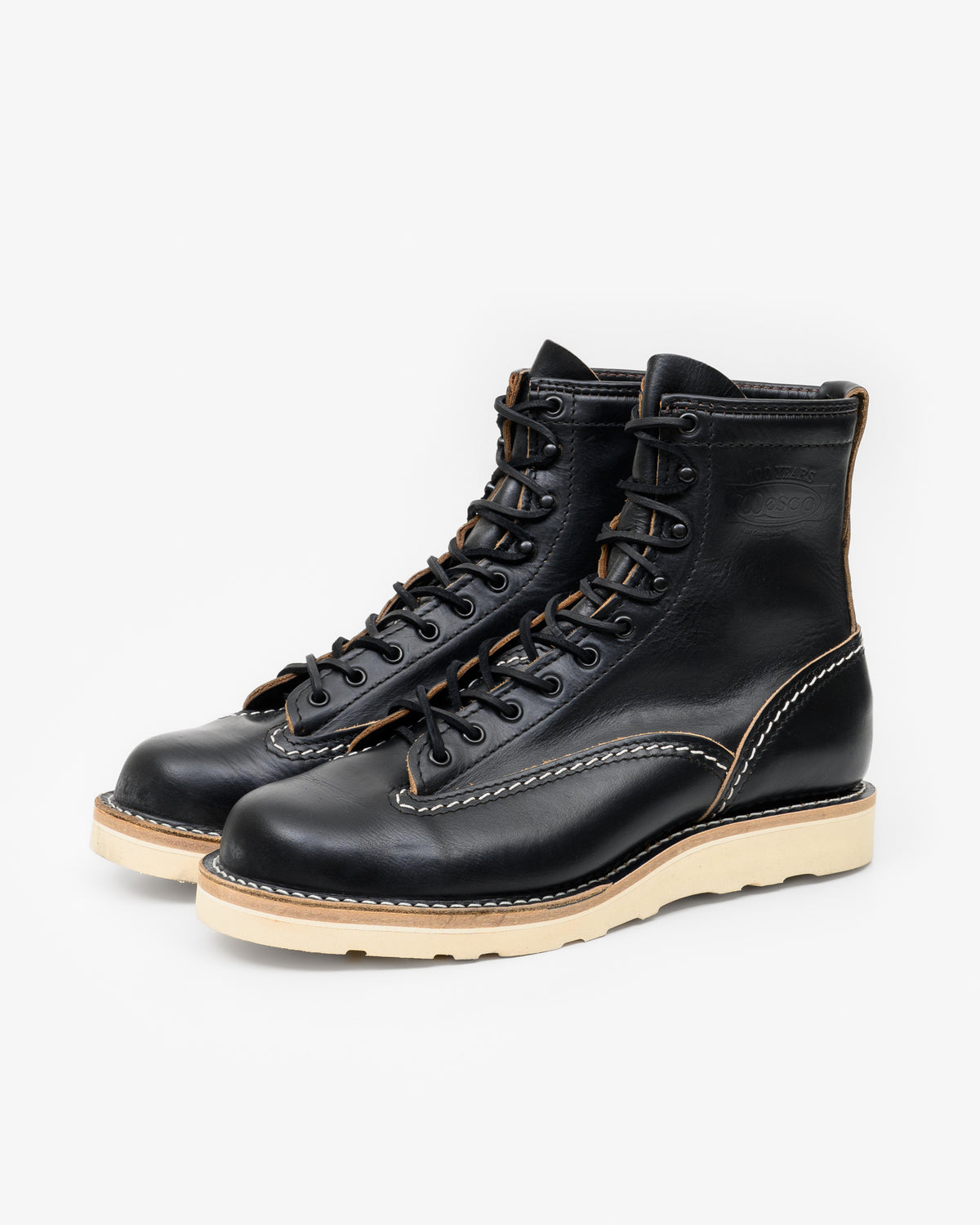 Iron Heart Int'l x Wesco® - 8" Jobmaster® Boot - Black CXL. The "Journeyman"