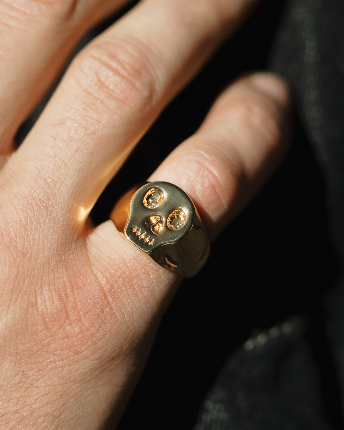 OGL Skull Ring - Brass