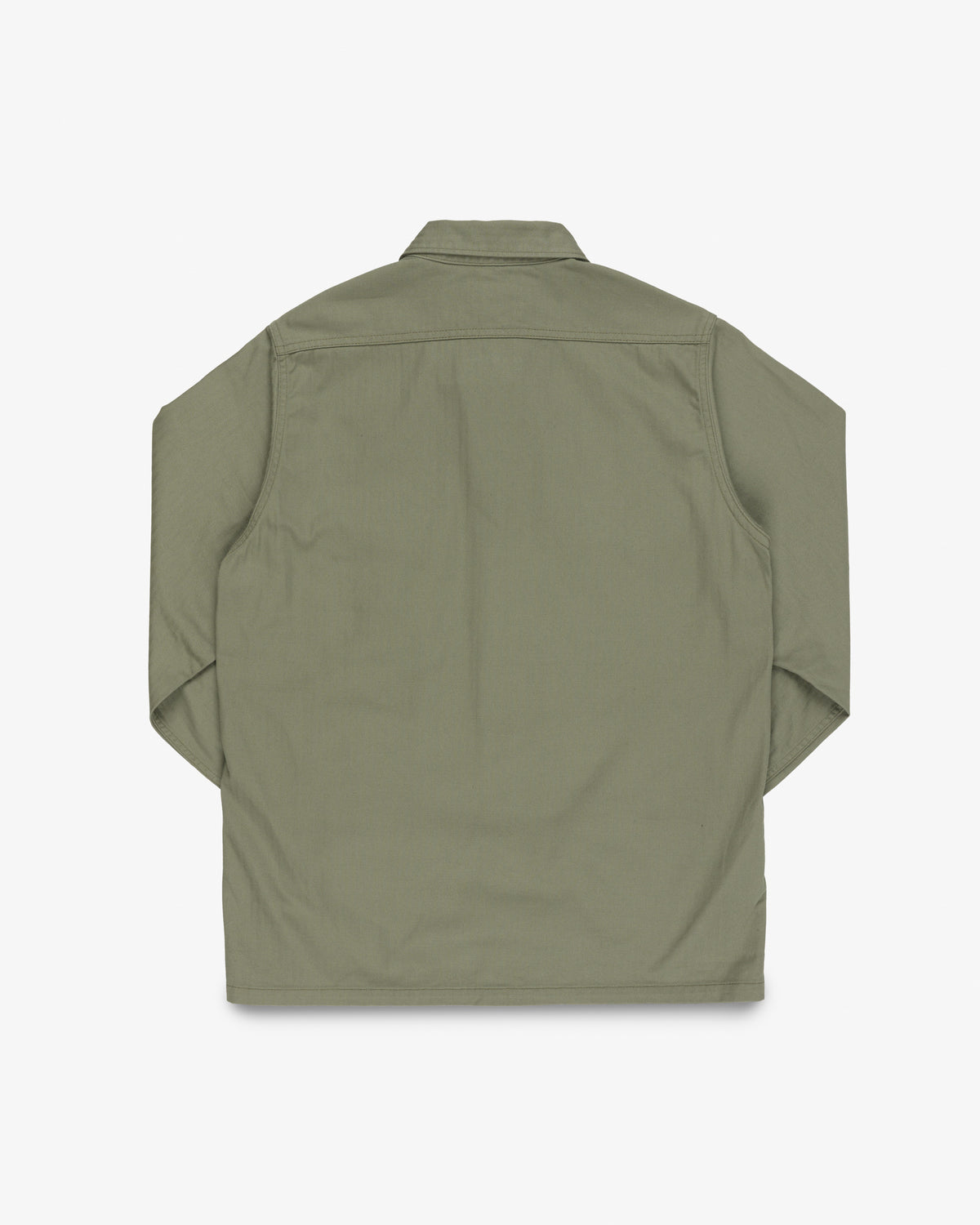 9oz Herringbone Military Shirt - Olive Drab Green (IHSH-385-ODG) Size Small