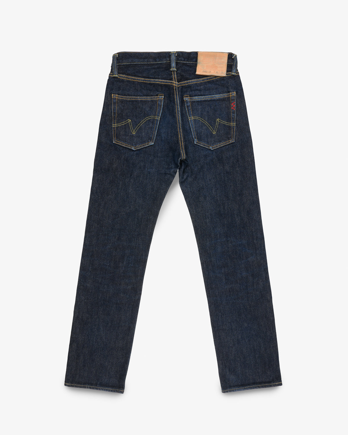21oz Selvedge Denim Slim Straight Cut Jeans - Indigo (IH-666S-21) Tag 30, Hemmed to 30.5"