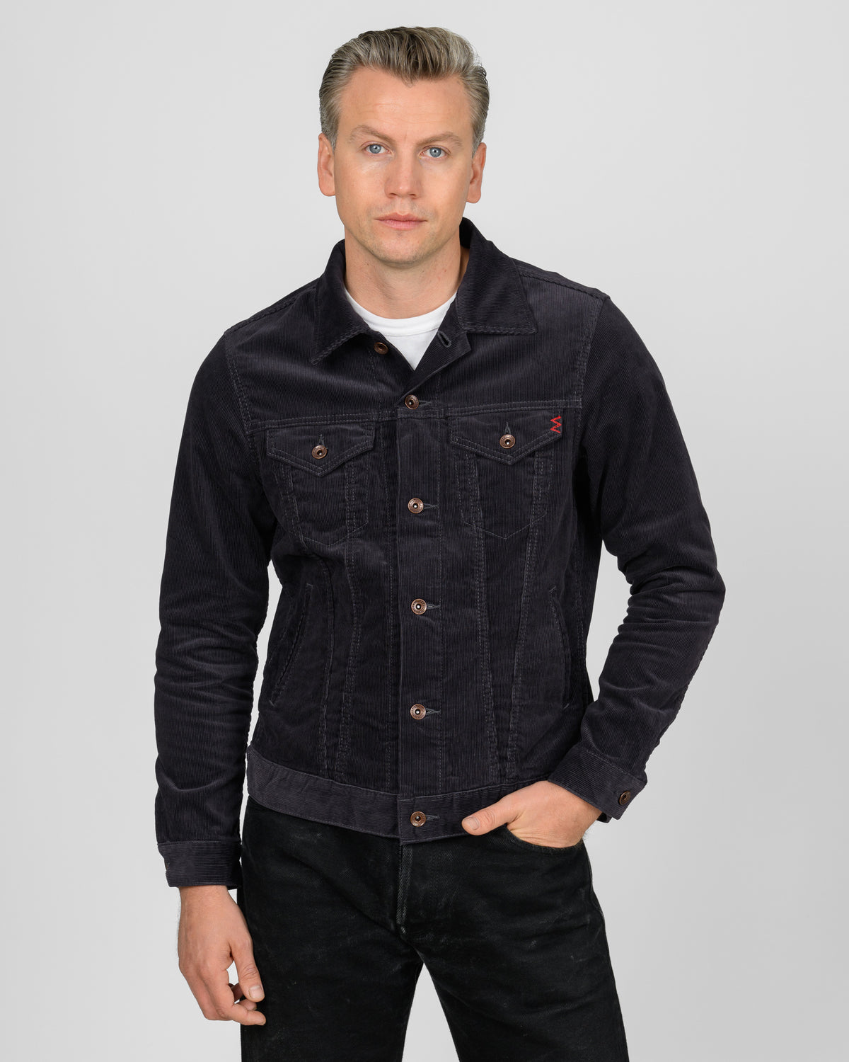 Corduroy Modified Type III Jacket - Black