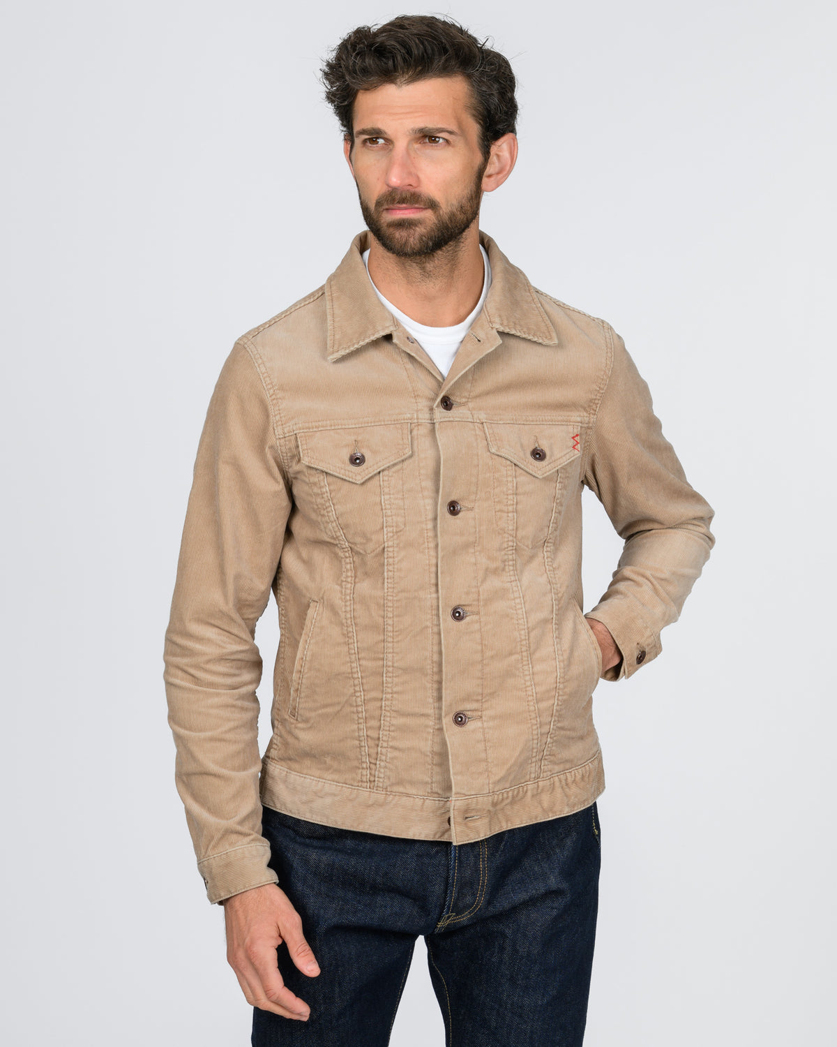 Corduroy Modified Type III Jacket - Khaki
