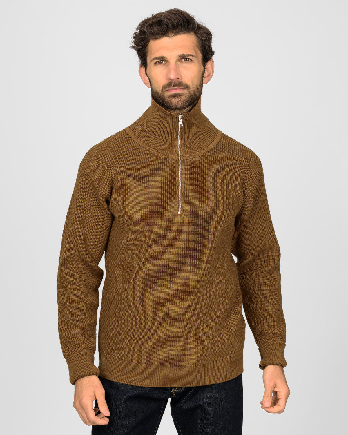Andersen-Andersen - Sailor Half Zip - Tobak