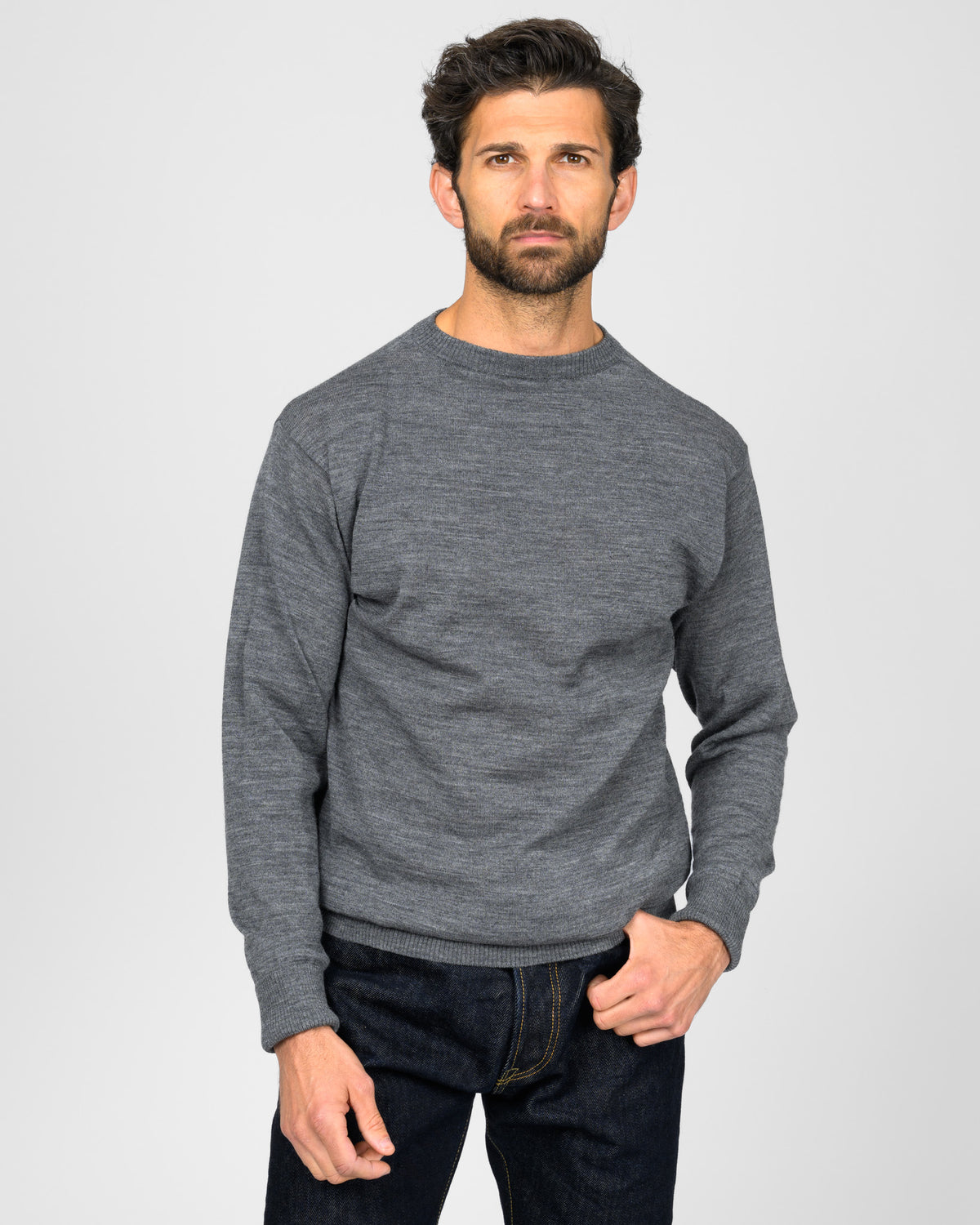 Andersen-Andersen - Marine Crew Neck - Grey