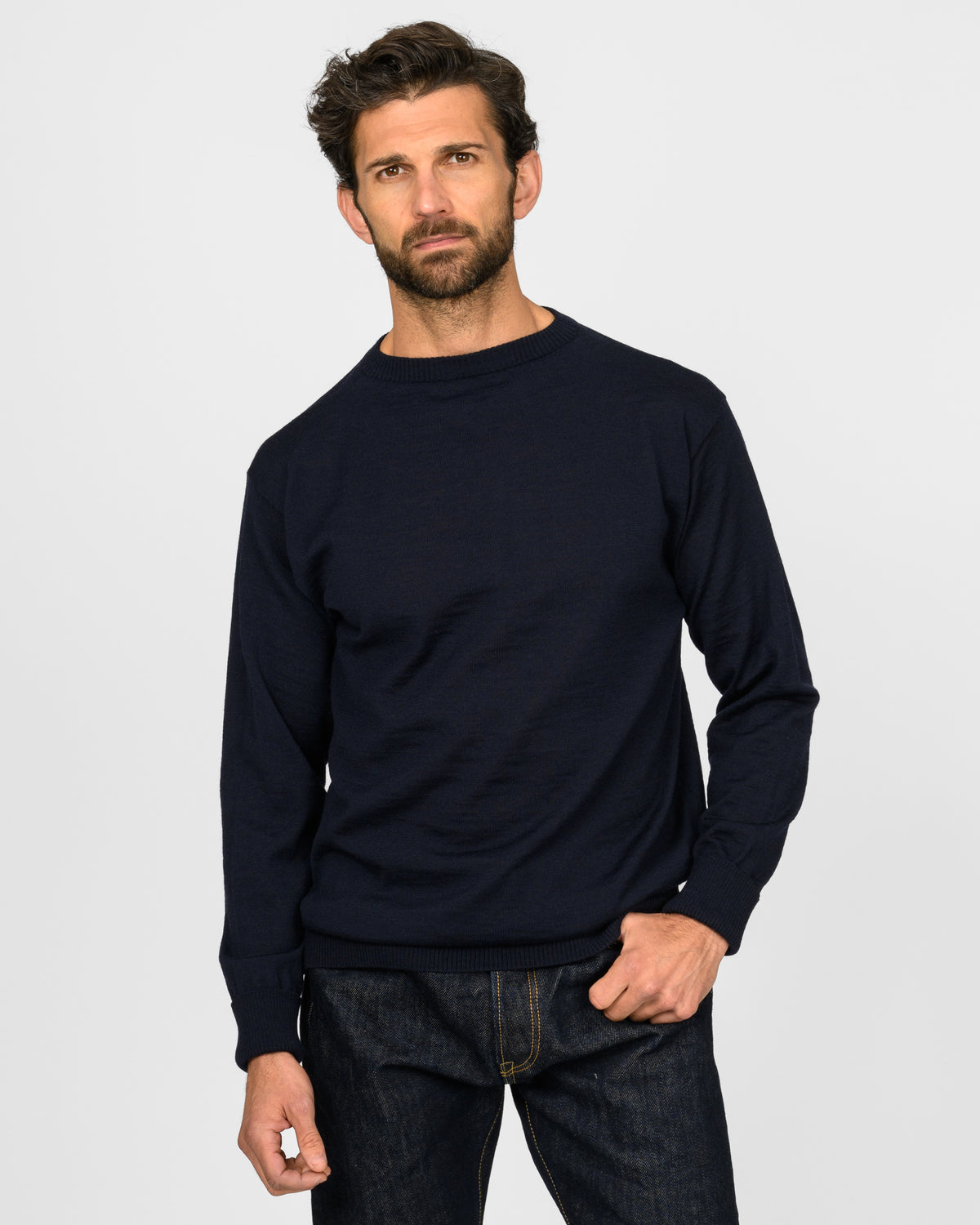 Andersen-Andersen - Marine Crewneck - Navy